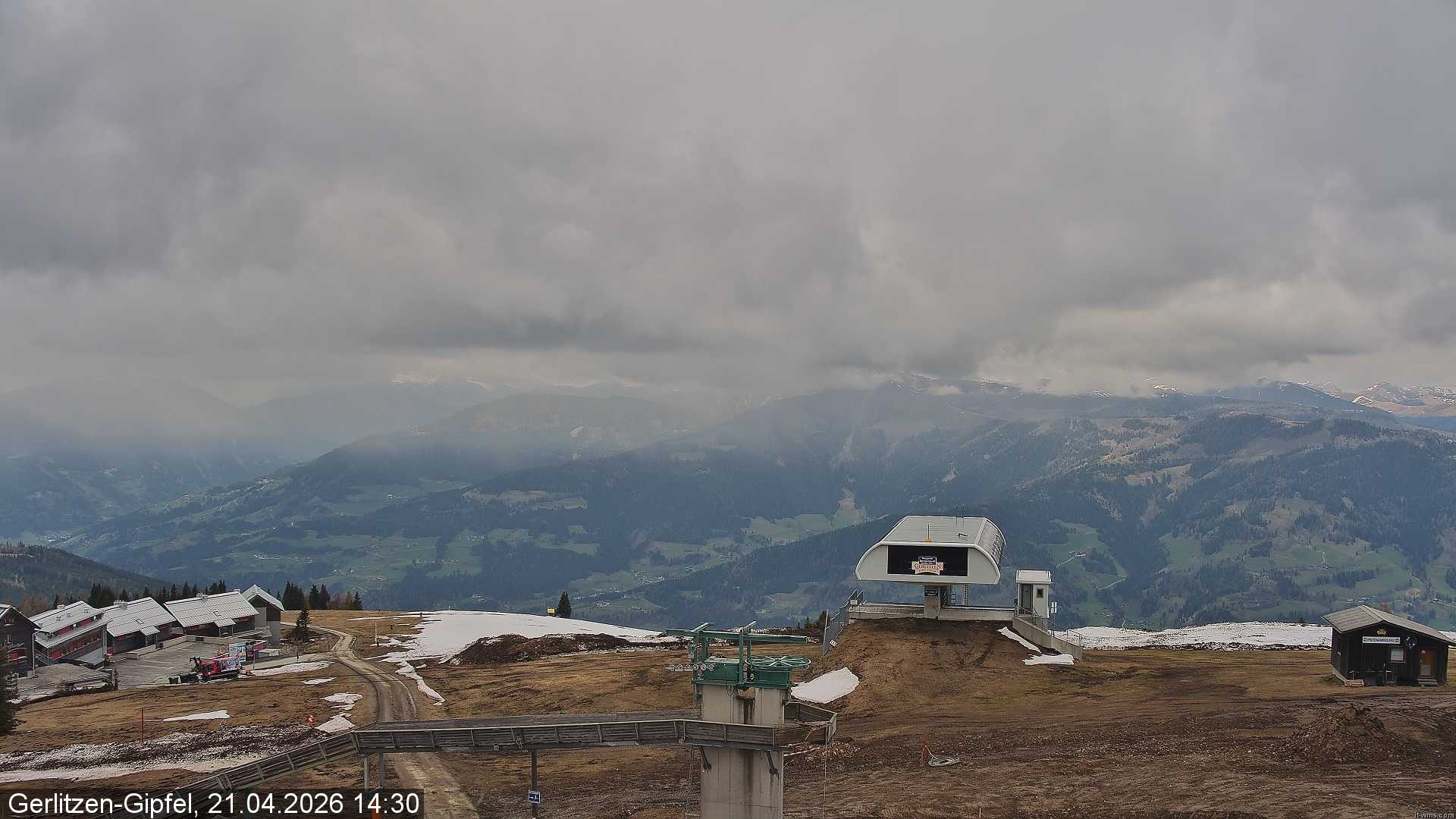 Archiv Foto Webcam Bergstation Sessellift Bergerbahn