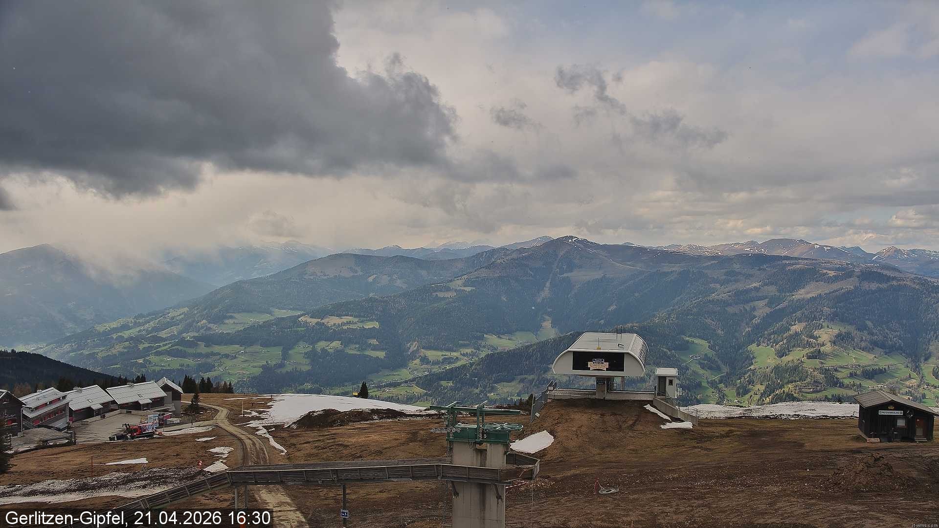 Archiv Foto Webcam Bergstation Sessellift Bergerbahn