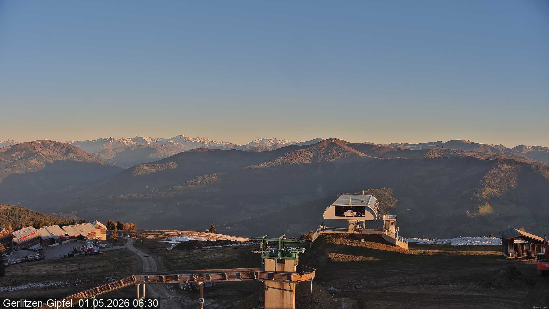 Archiv Foto Webcam Bergstation Sessellift Bergerbahn