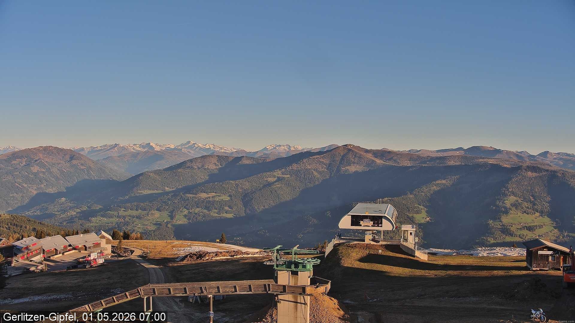 Archiv Foto Webcam Bergstation Sessellift Bergerbahn