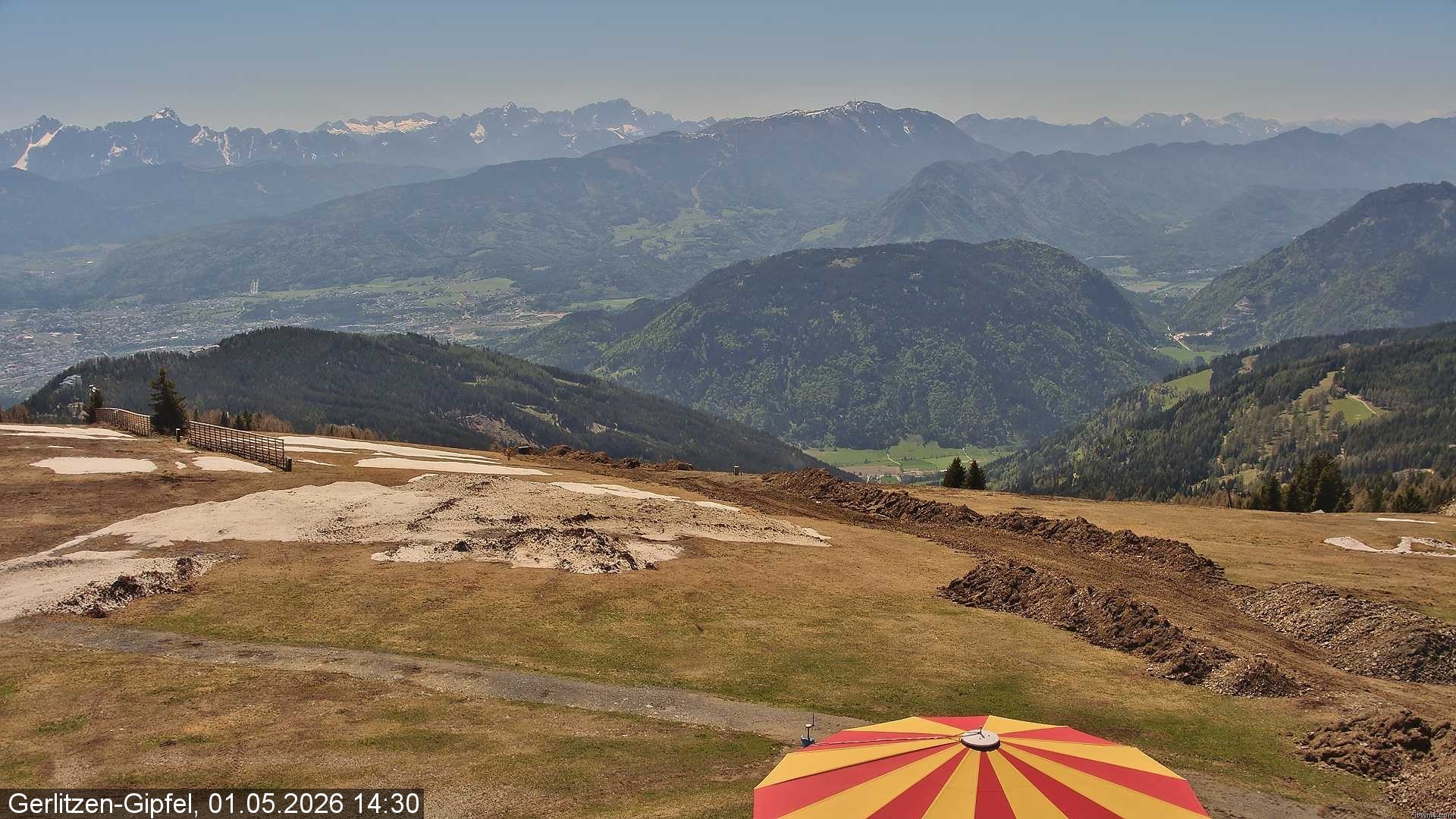 Archiv Foto Webcam Bergstation Sessellift Bergerbahn