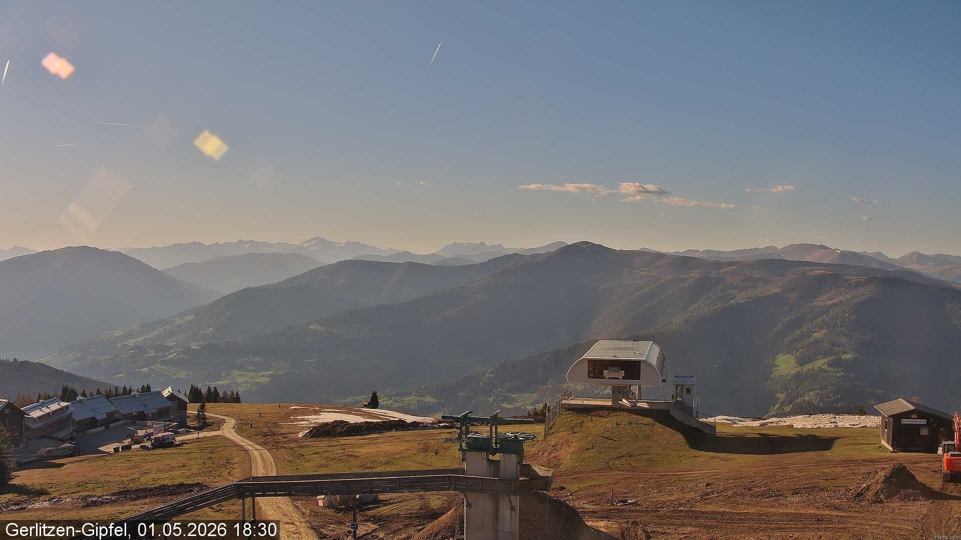 Archiv Foto Webcam Bergstation Sessellift Bergerbahn