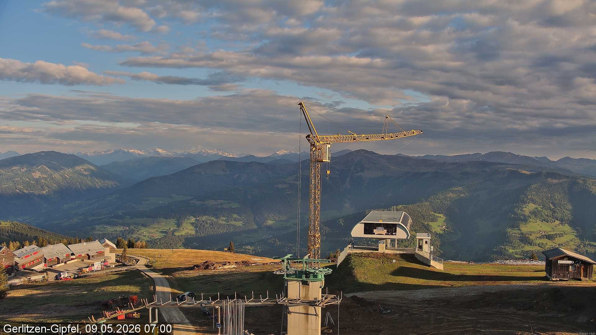 Archiv Foto Webcam Bergstation Sessellift Bergerbahn