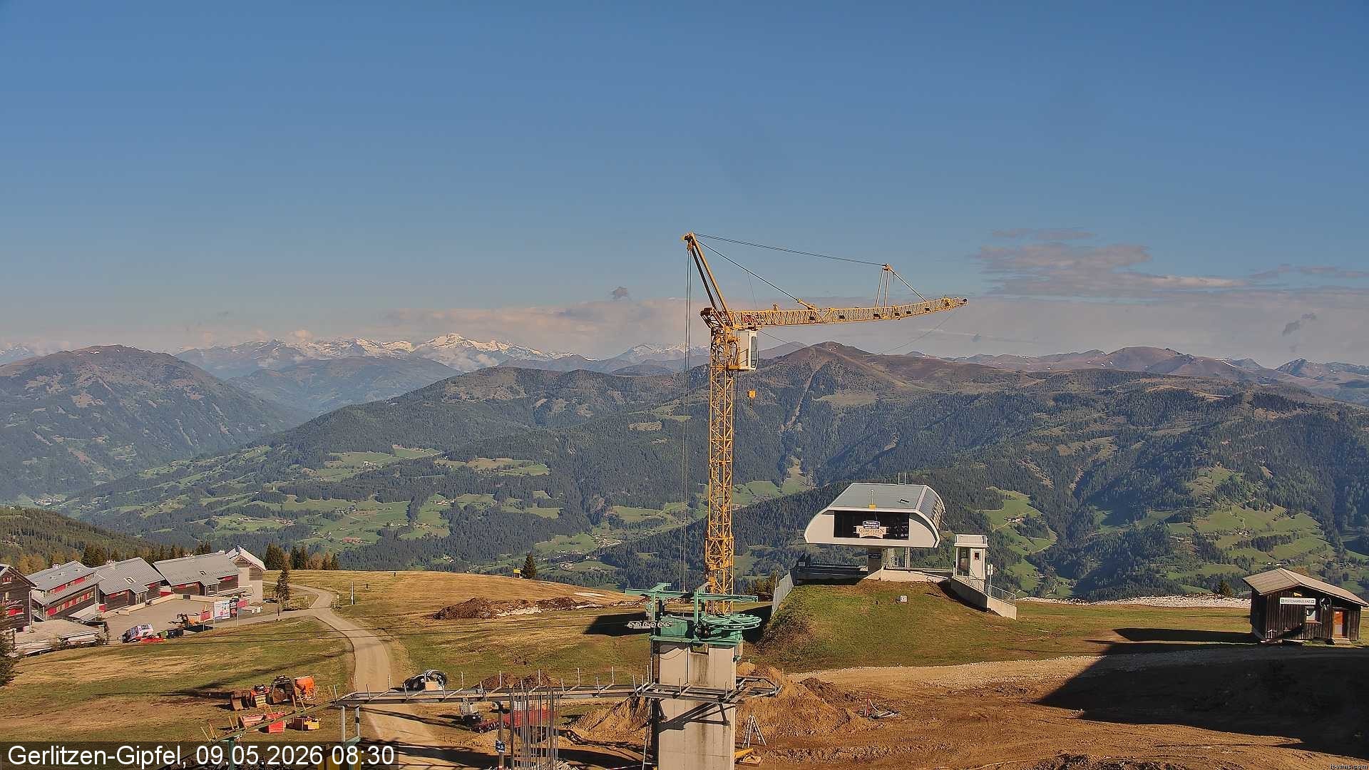 Archiv Foto Webcam Bergstation Sessellift Bergerbahn