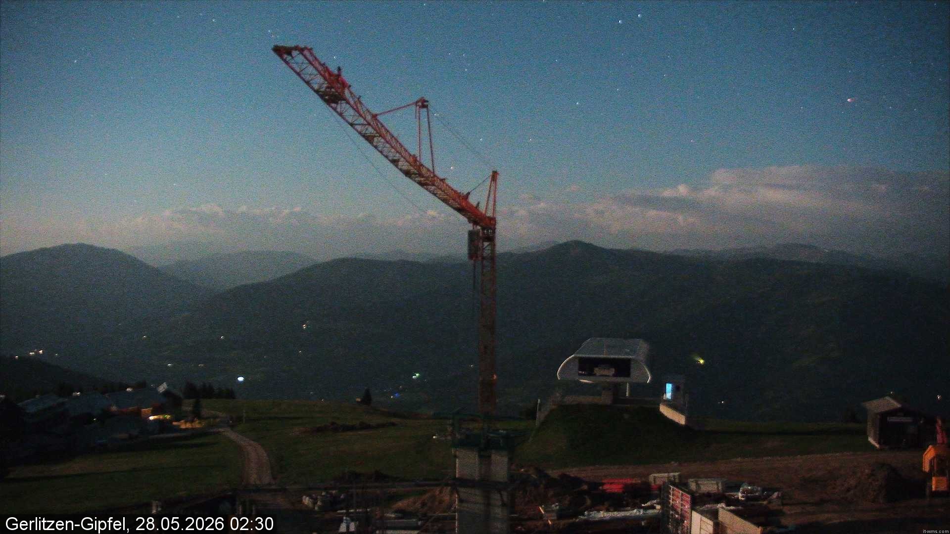 Archived image Webcam Top station Bergerbahn