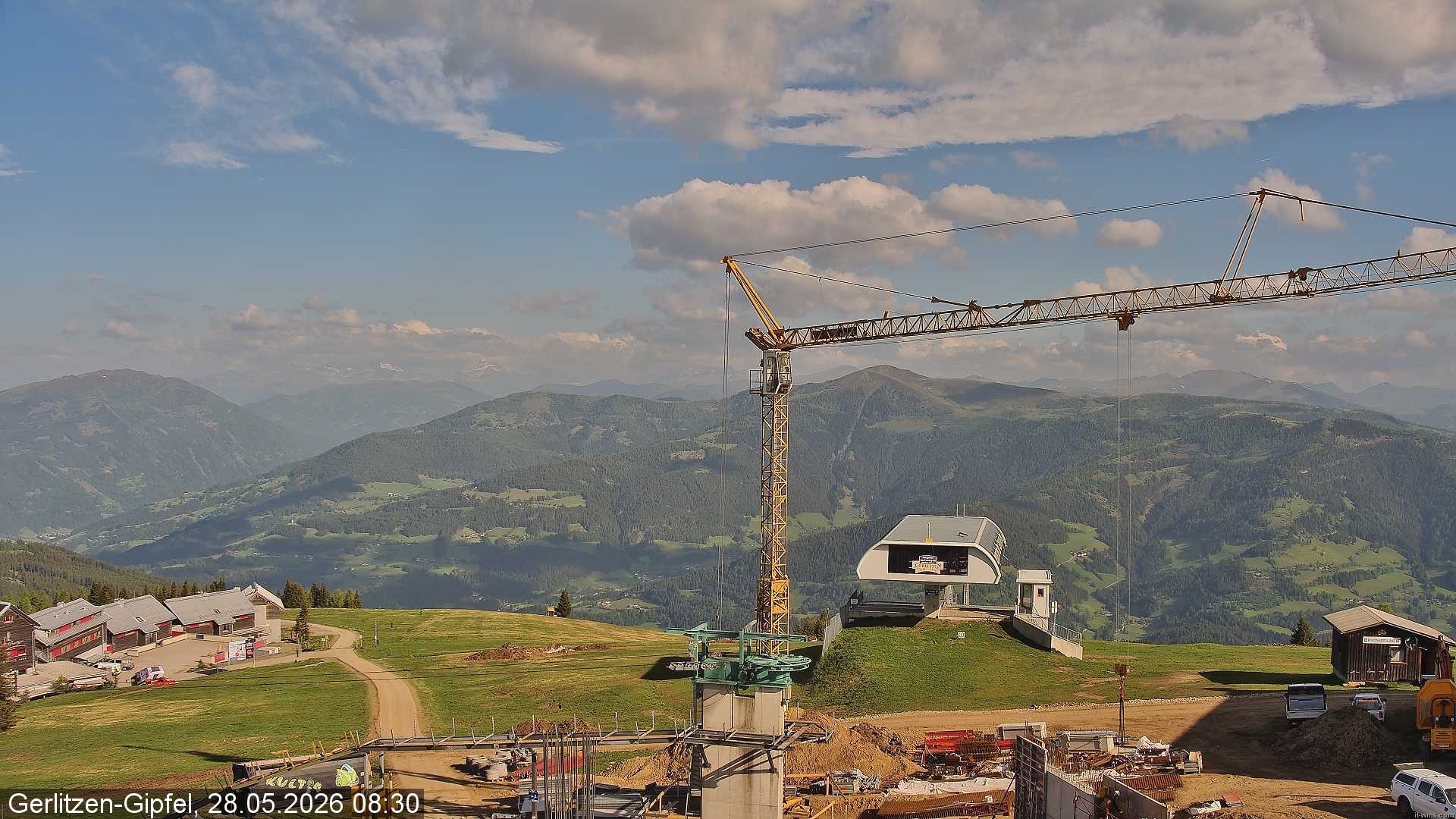 Archived image Webcam Top station Bergerbahn