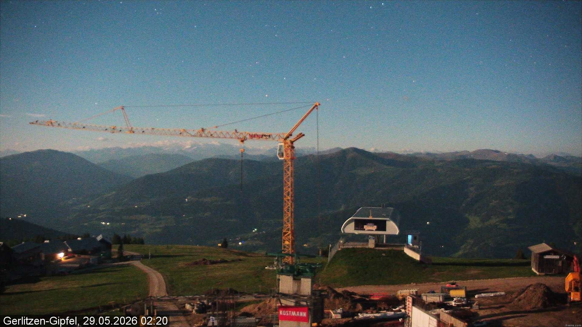Archived image Webcam Top station Bergerbahn