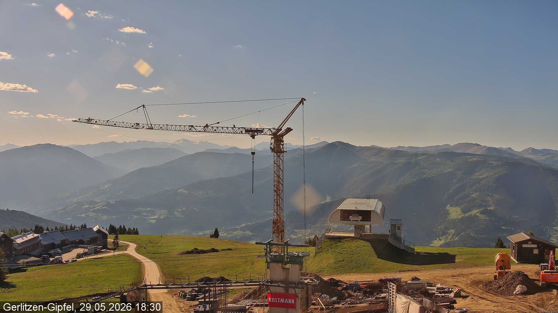 Archived image Webcam Top station Bergerbahn