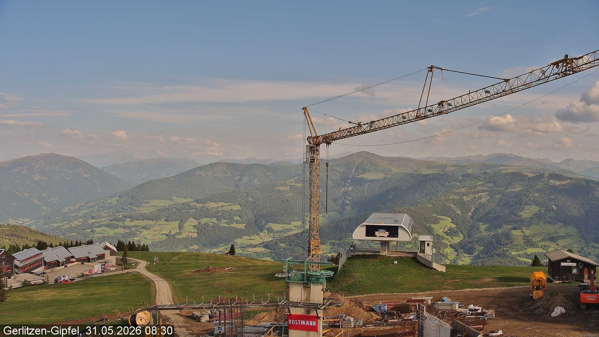 Archived image Webcam Top station Bergerbahn