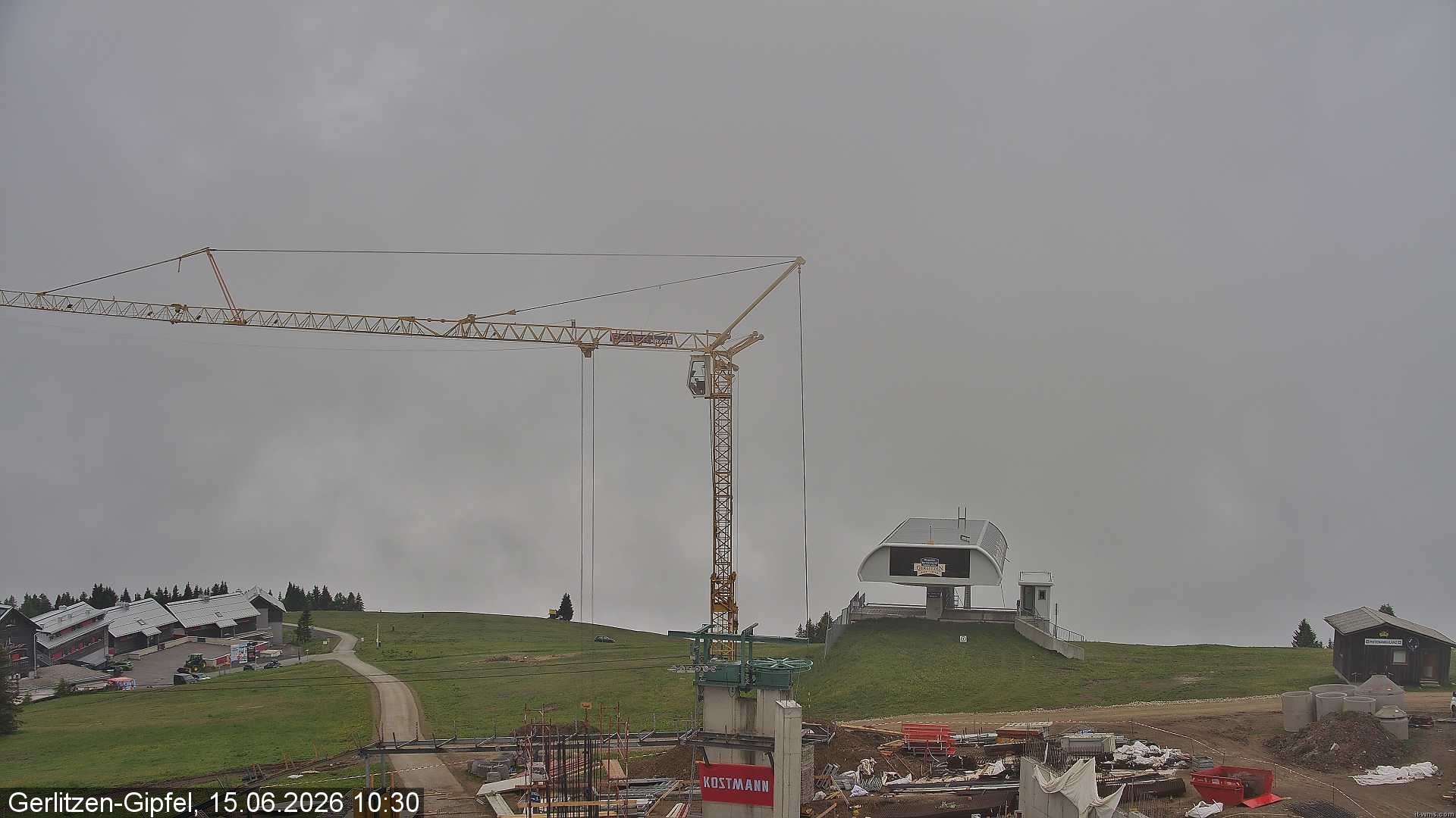 Archived image Webcam Top station Bergerbahn
