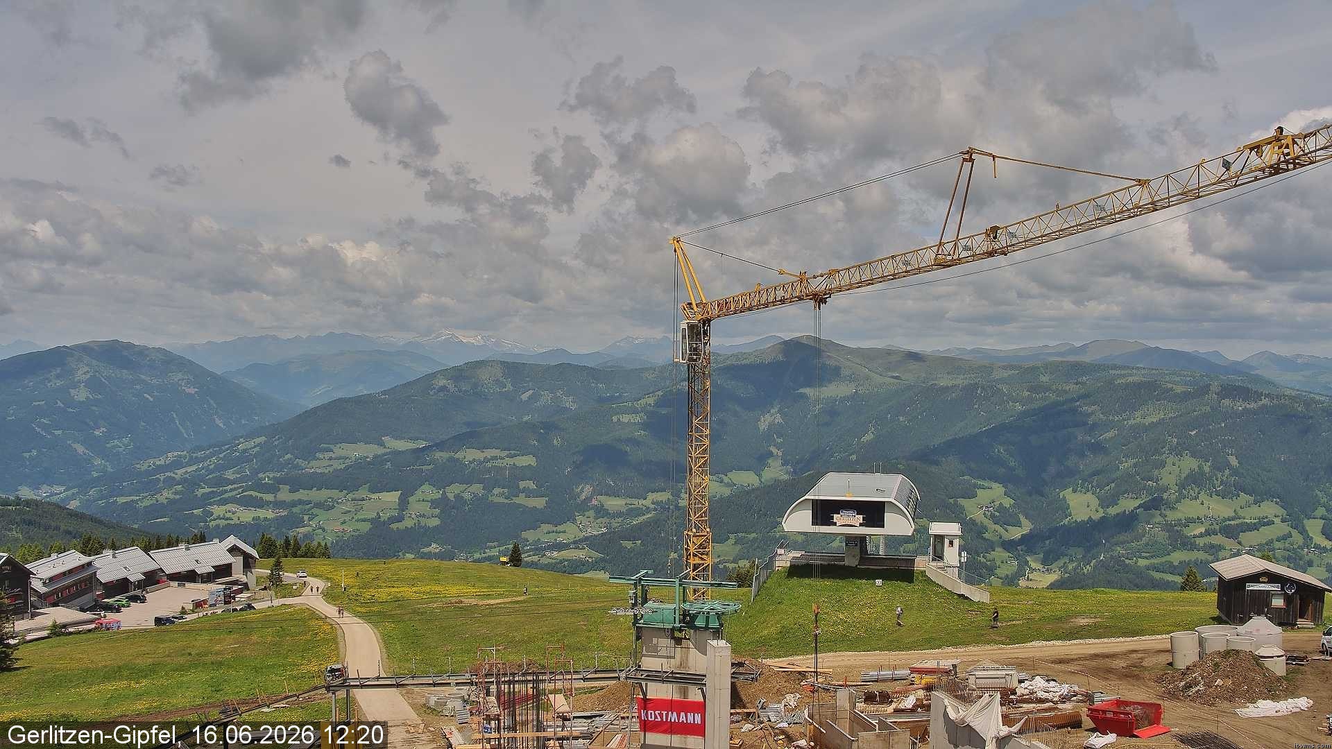 Archived image Webcam Top station Bergerbahn