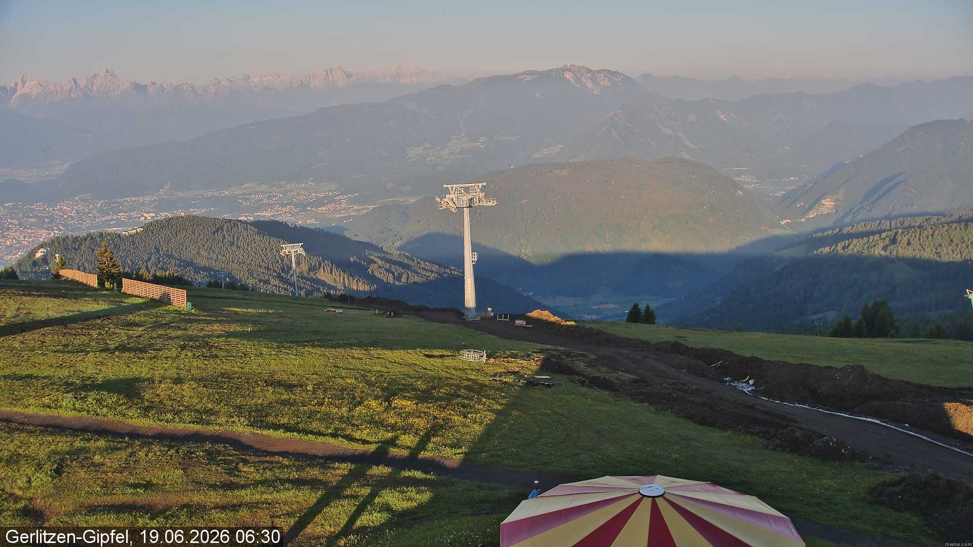Archiv Foto Webcam Bergstation Sessellift Bergerbahn