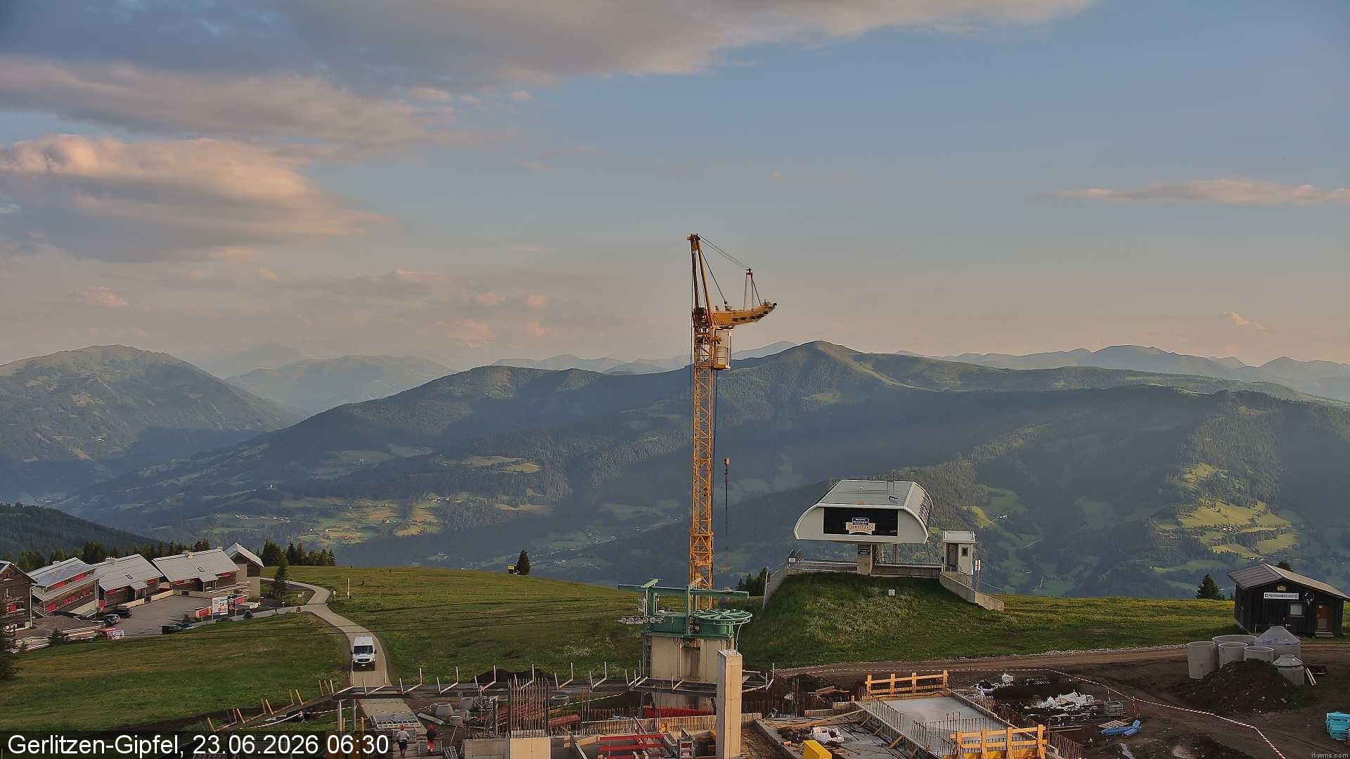 Archiv Foto Webcam Bergstation Sessellift Bergerbahn