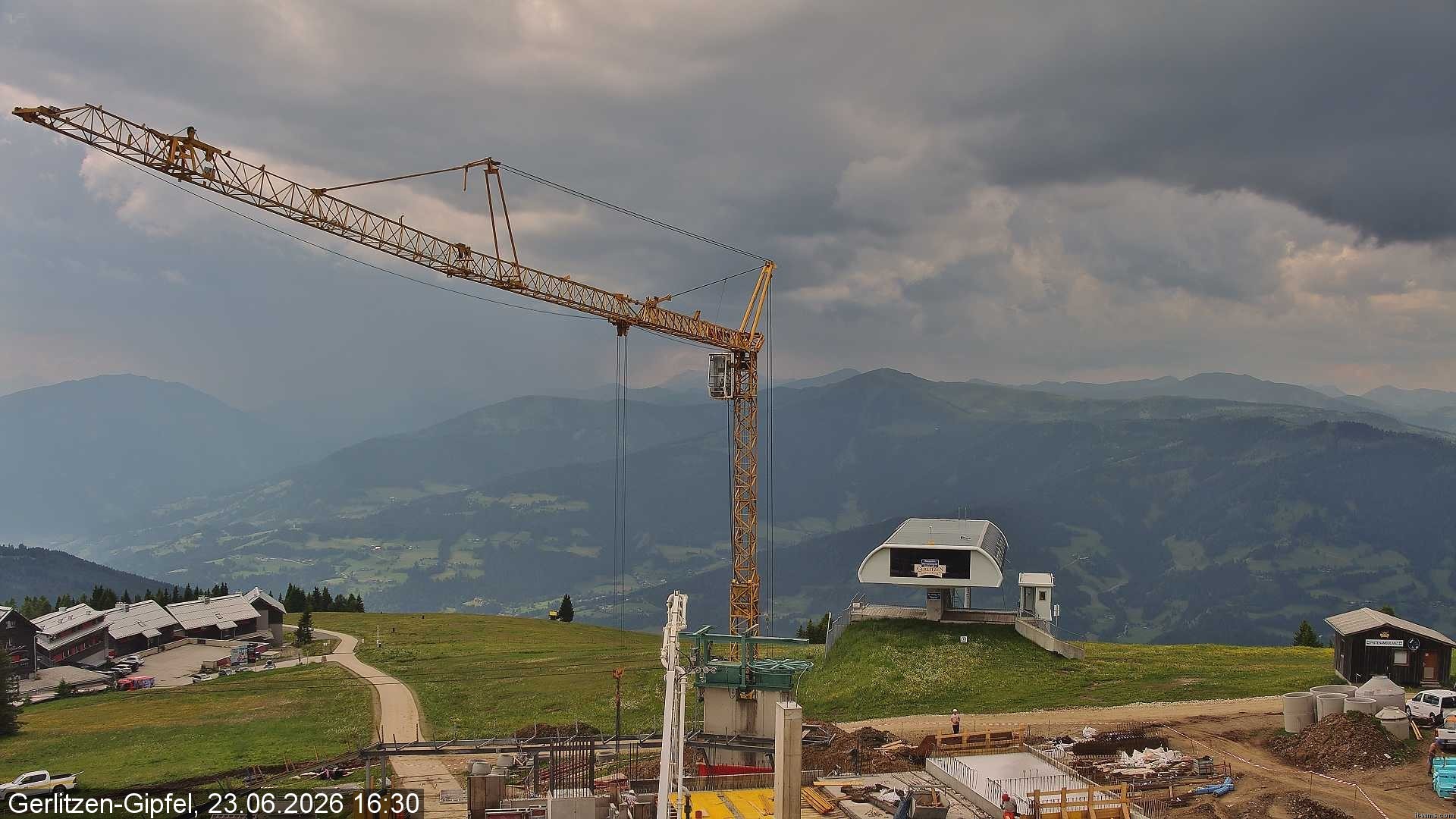 Archiv Foto Webcam Bergstation Sessellift Bergerbahn
