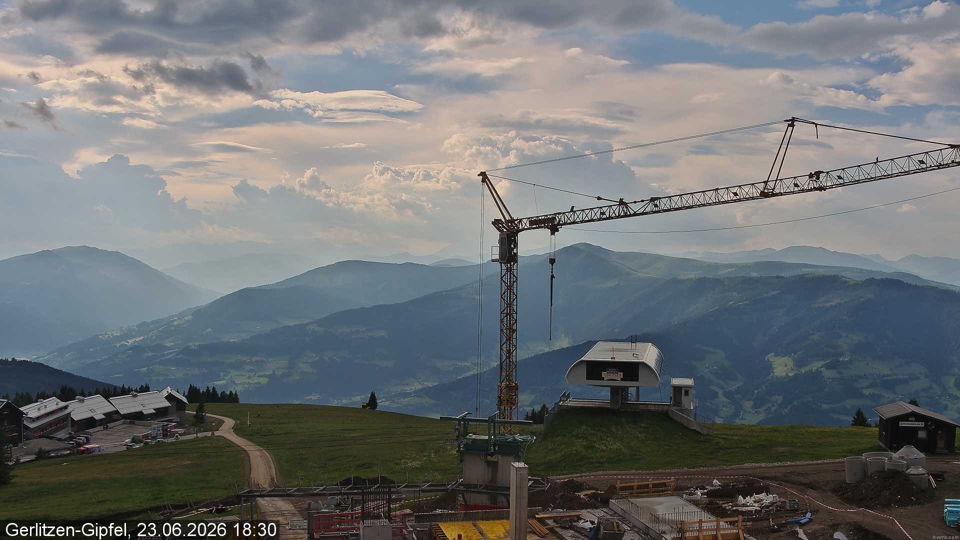 Archiv Foto Webcam Bergstation Sessellift Bergerbahn
