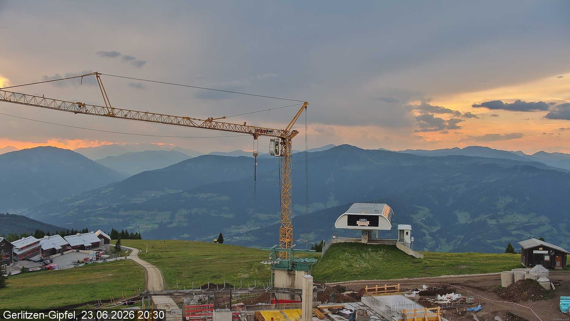 Archiv Foto Webcam Bergstation Sessellift Bergerbahn