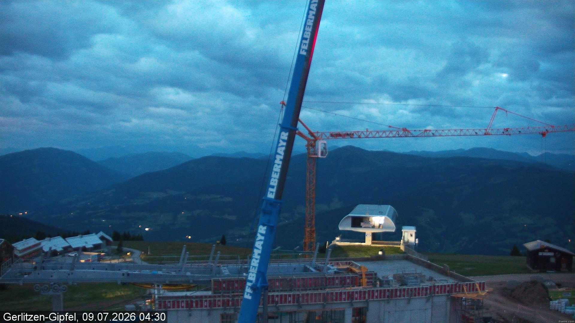 Archiv Foto Webcam Bergstation Sessellift Bergerbahn