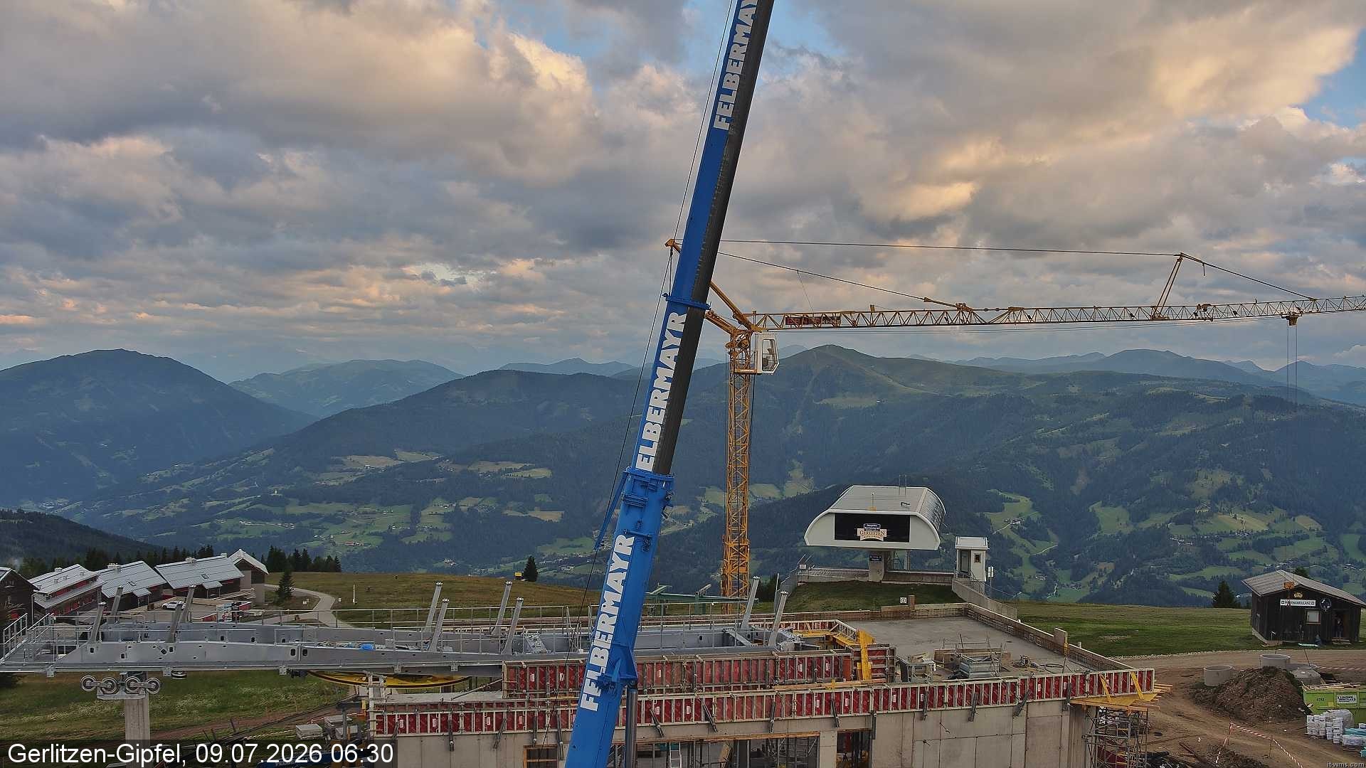 Archiv Foto Webcam Bergstation Sessellift Bergerbahn