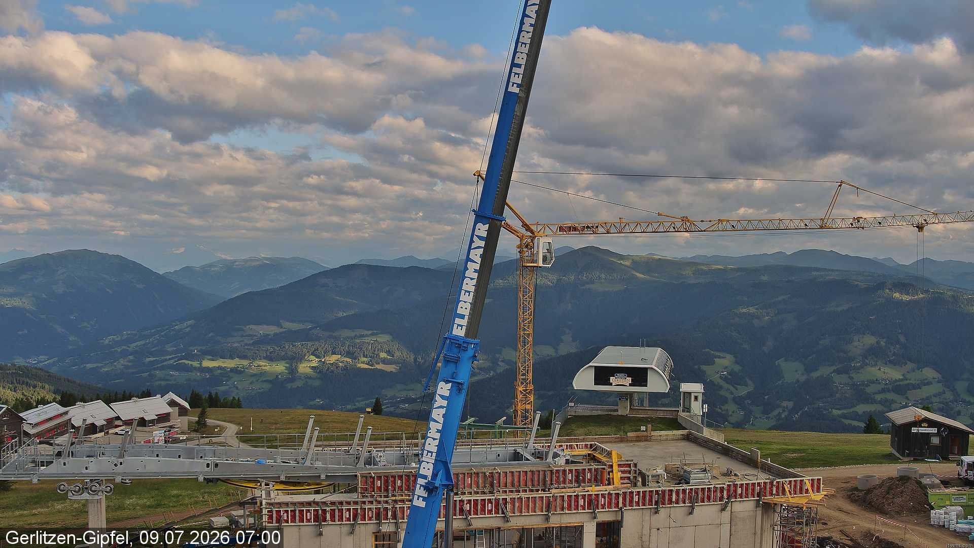 Archiv Foto Webcam Bergstation Sessellift Bergerbahn