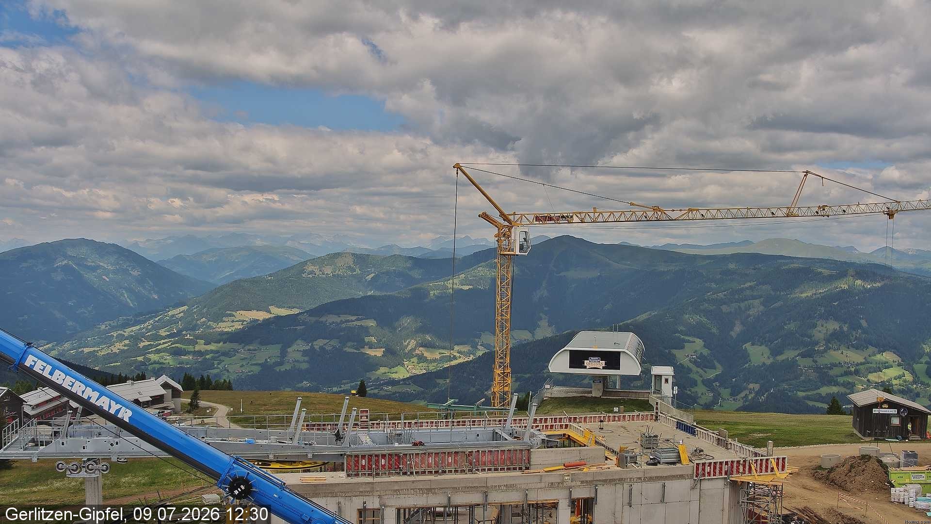 Archiv Foto Webcam Bergstation Sessellift Bergerbahn