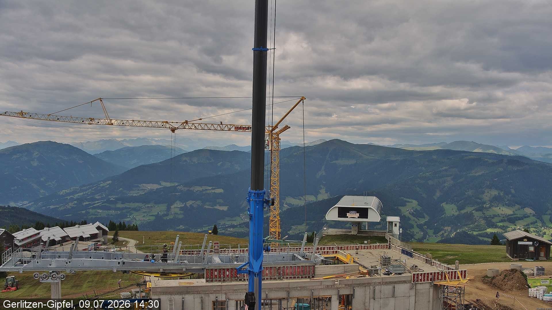 Archiv Foto Webcam Bergstation Sessellift Bergerbahn