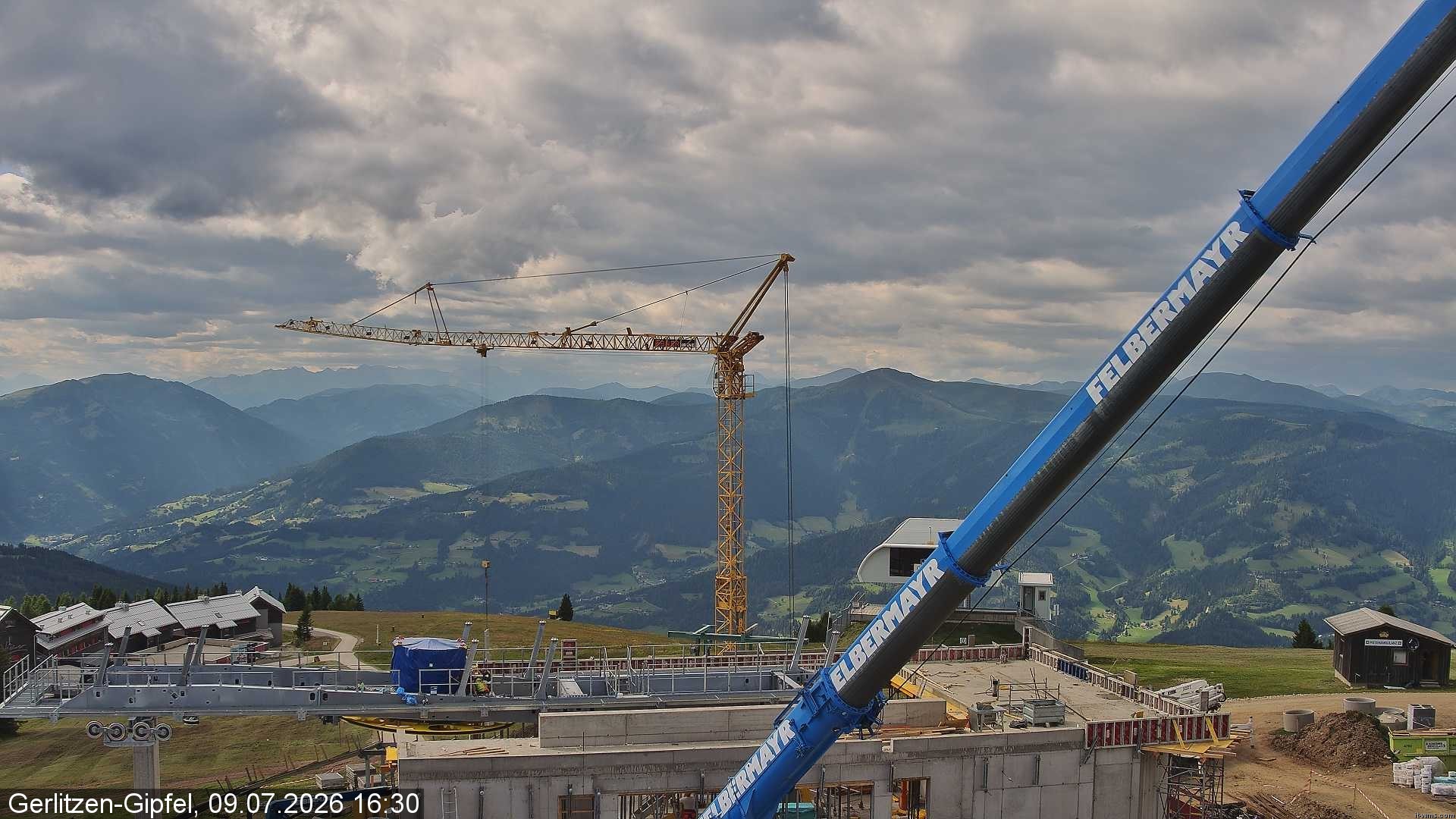 Archiv Foto Webcam Bergstation Sessellift Bergerbahn