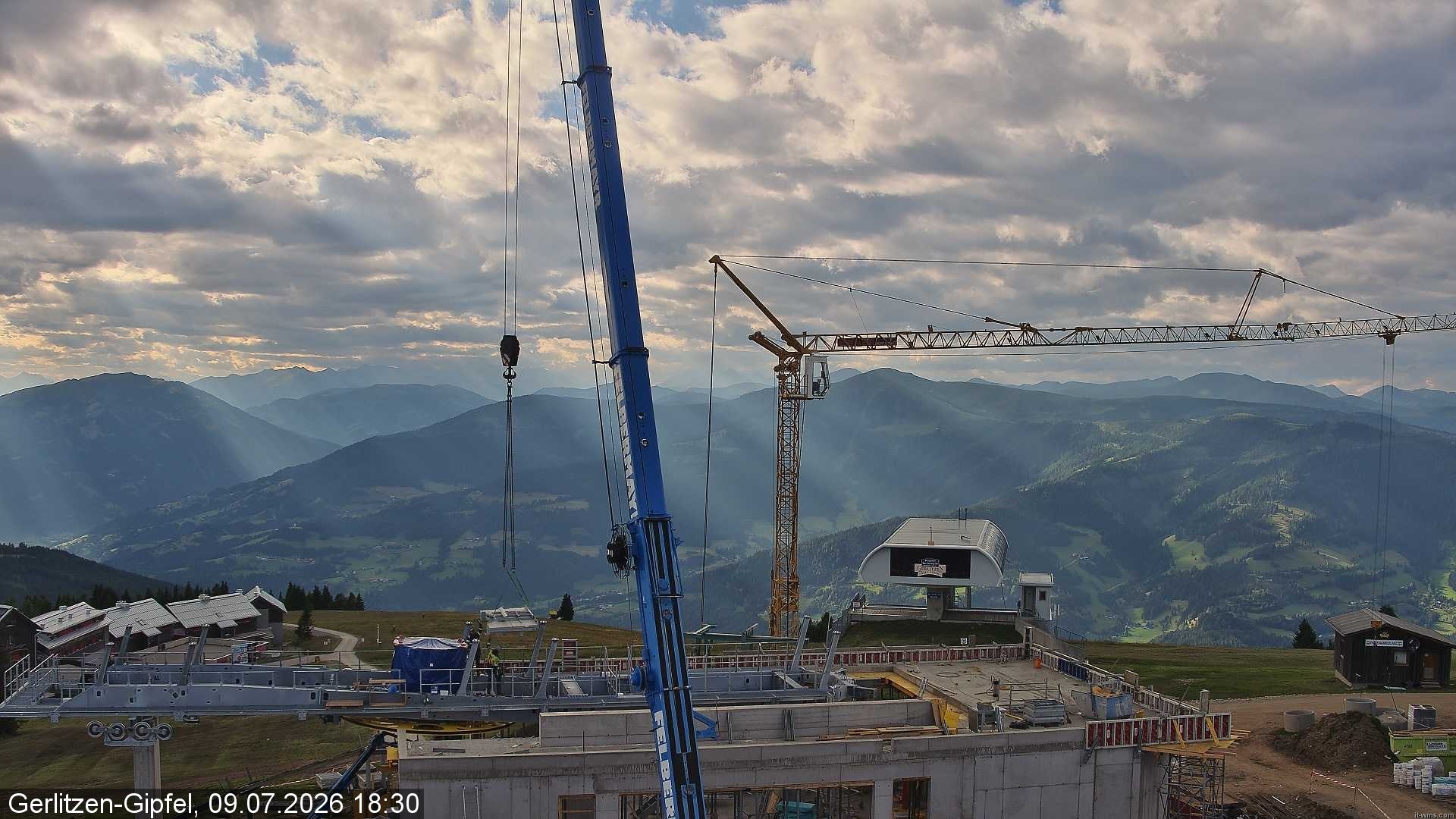 Archiv Foto Webcam Bergstation Sessellift Bergerbahn