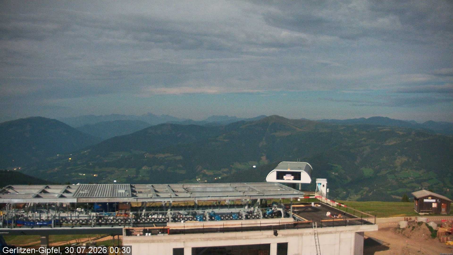 Archiv Foto Webcam Bergstation Sessellift Bergerbahn