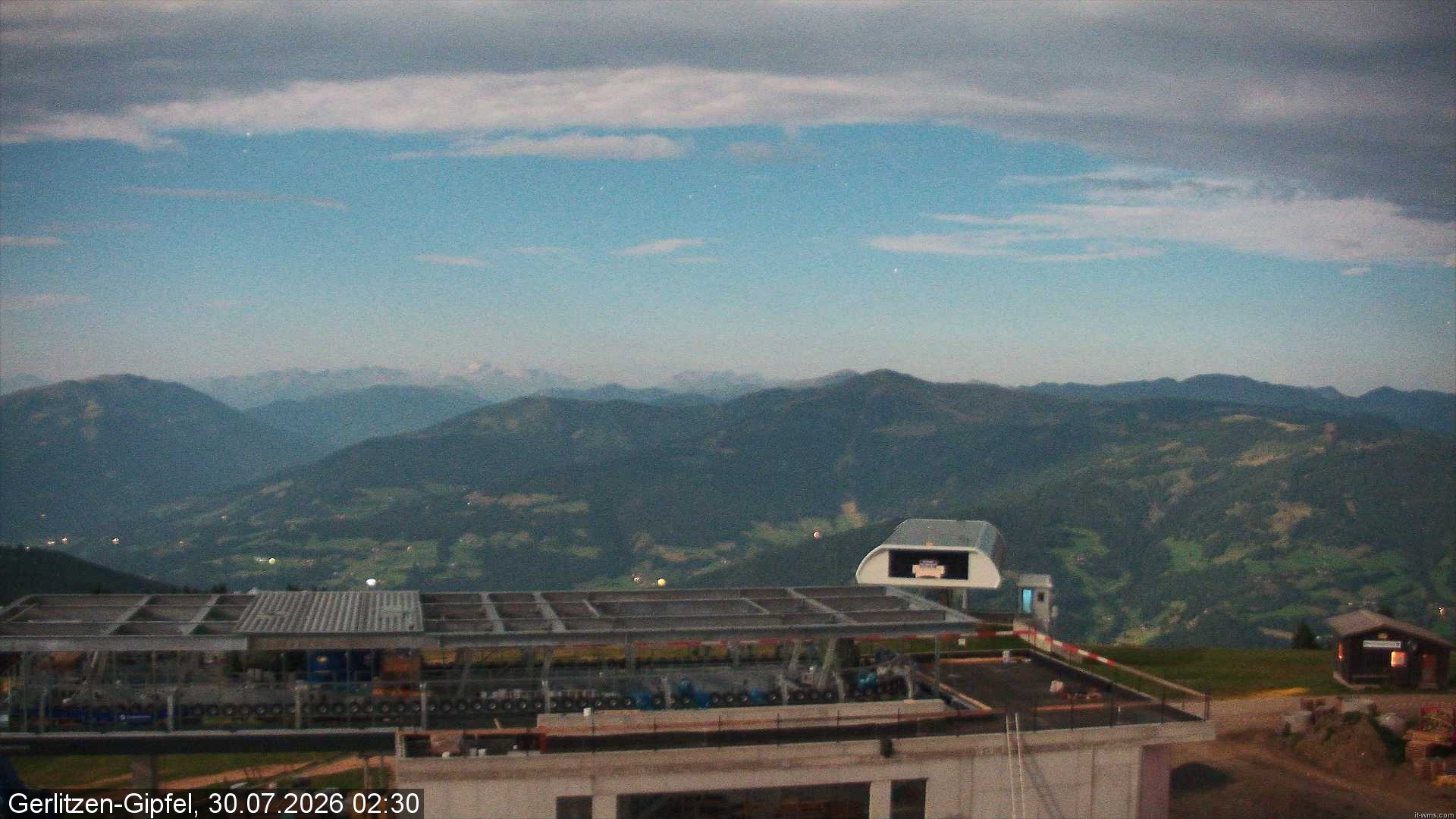Archiv Foto Webcam Bergstation Sessellift Bergerbahn