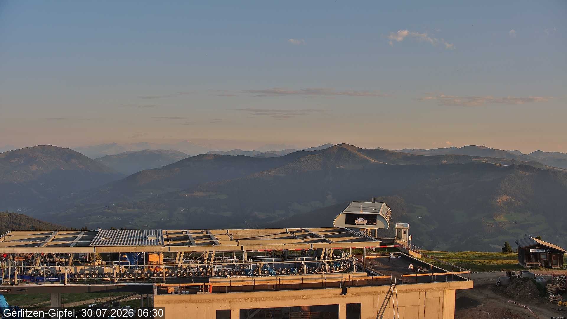Archiv Foto Webcam Bergstation Sessellift Bergerbahn
