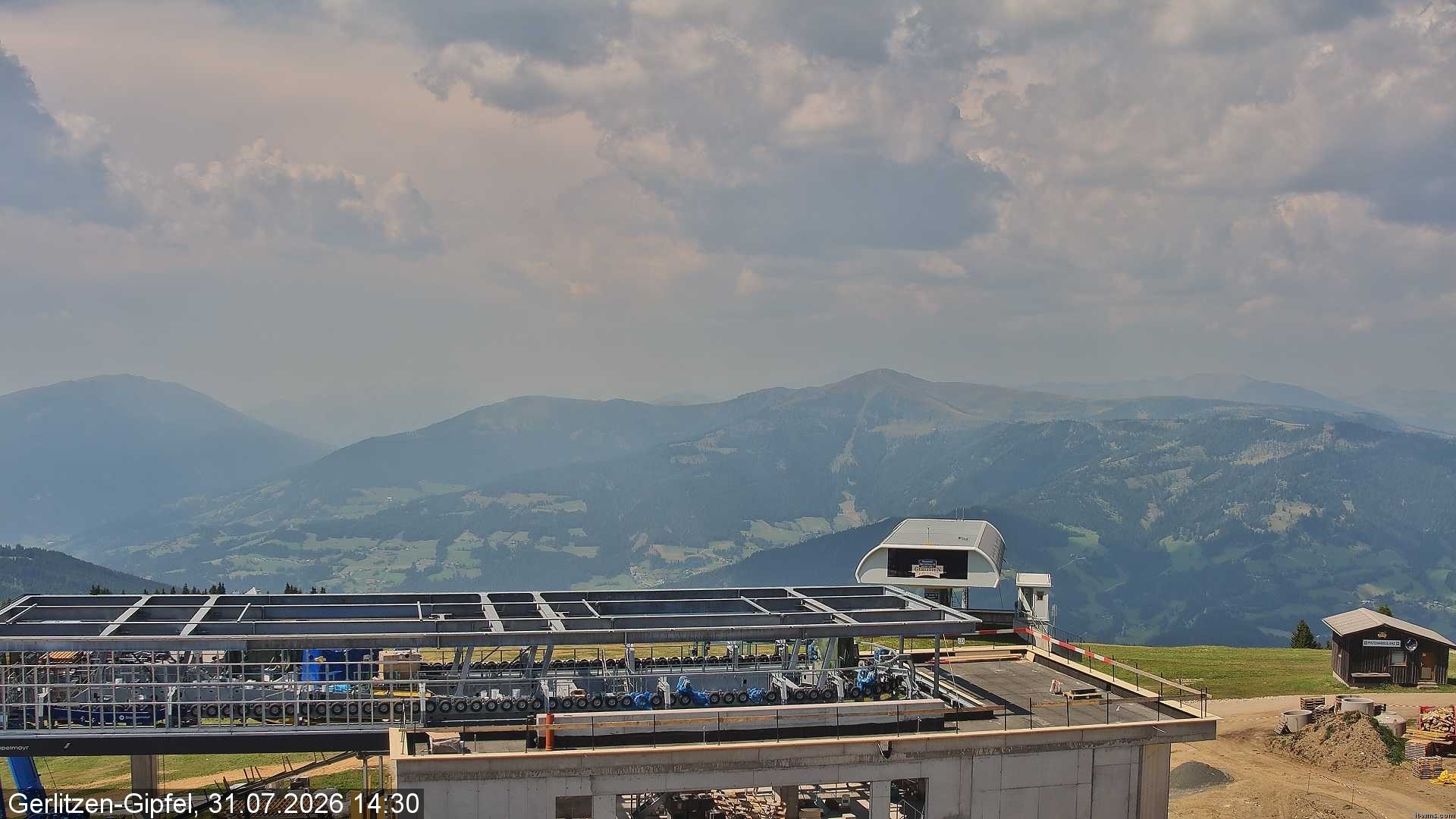 Archiv Foto Webcam Bergstation Sessellift Bergerbahn