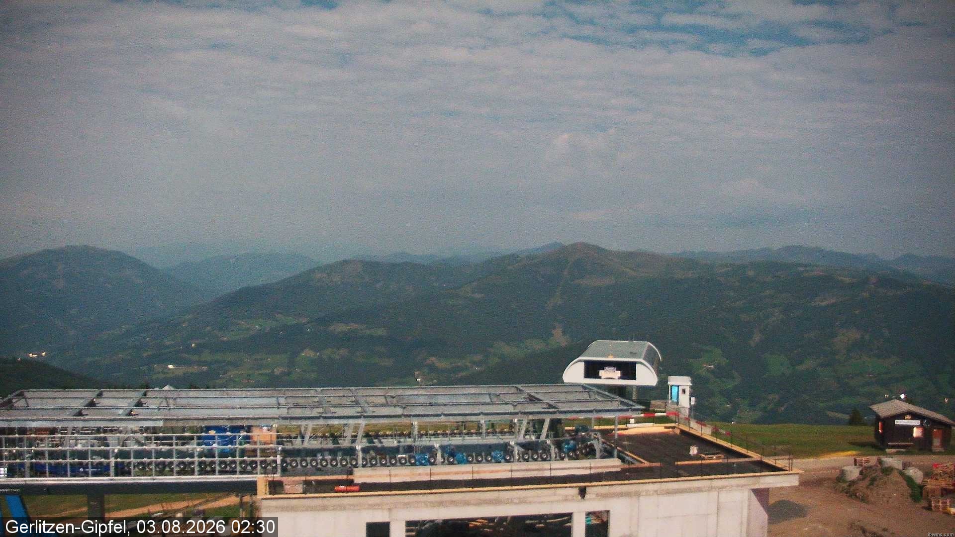 Archiv Foto Webcam Bergstation Sessellift Bergerbahn