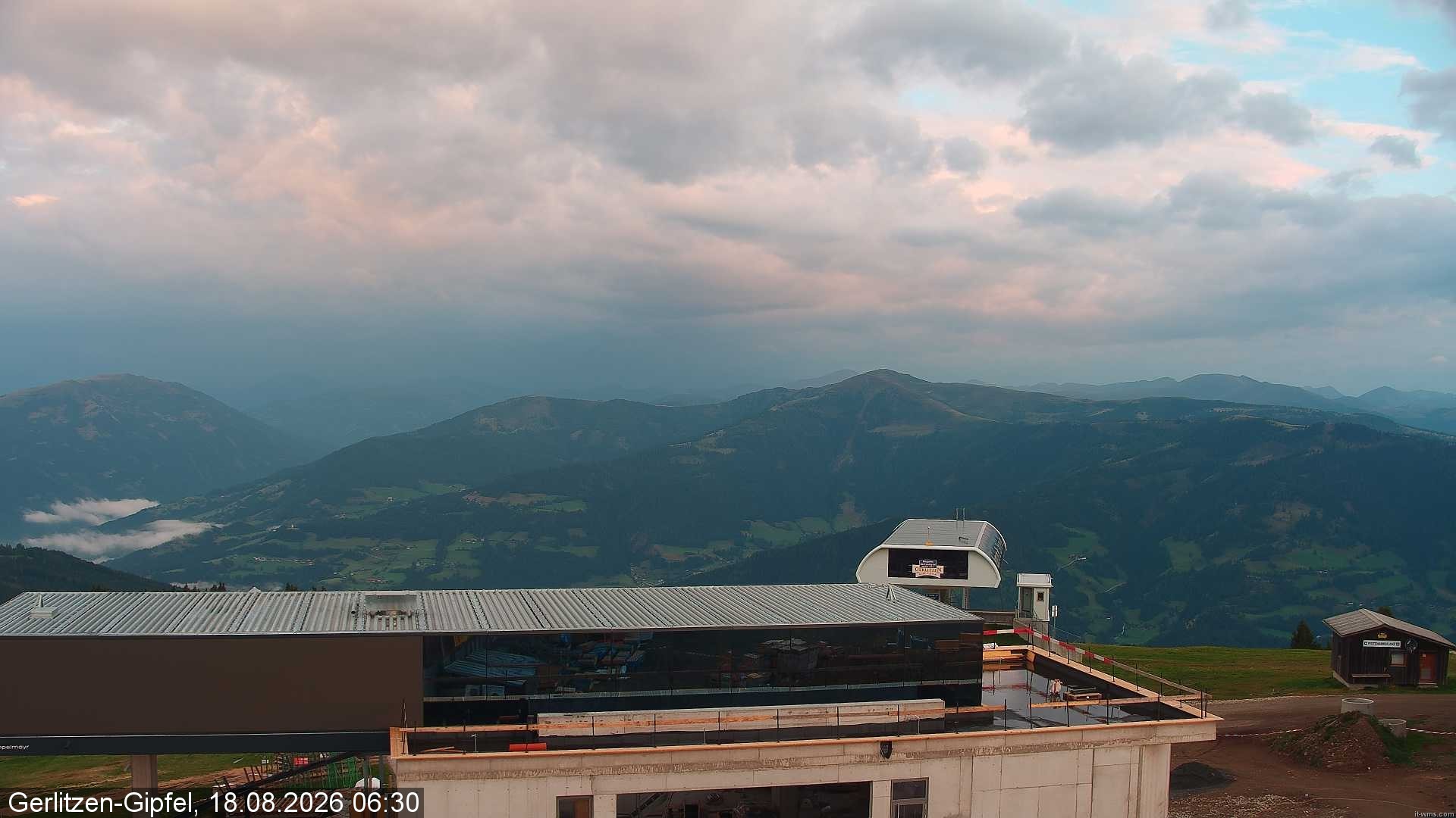 Archiv Foto Webcam Bergstation Sessellift Bergerbahn