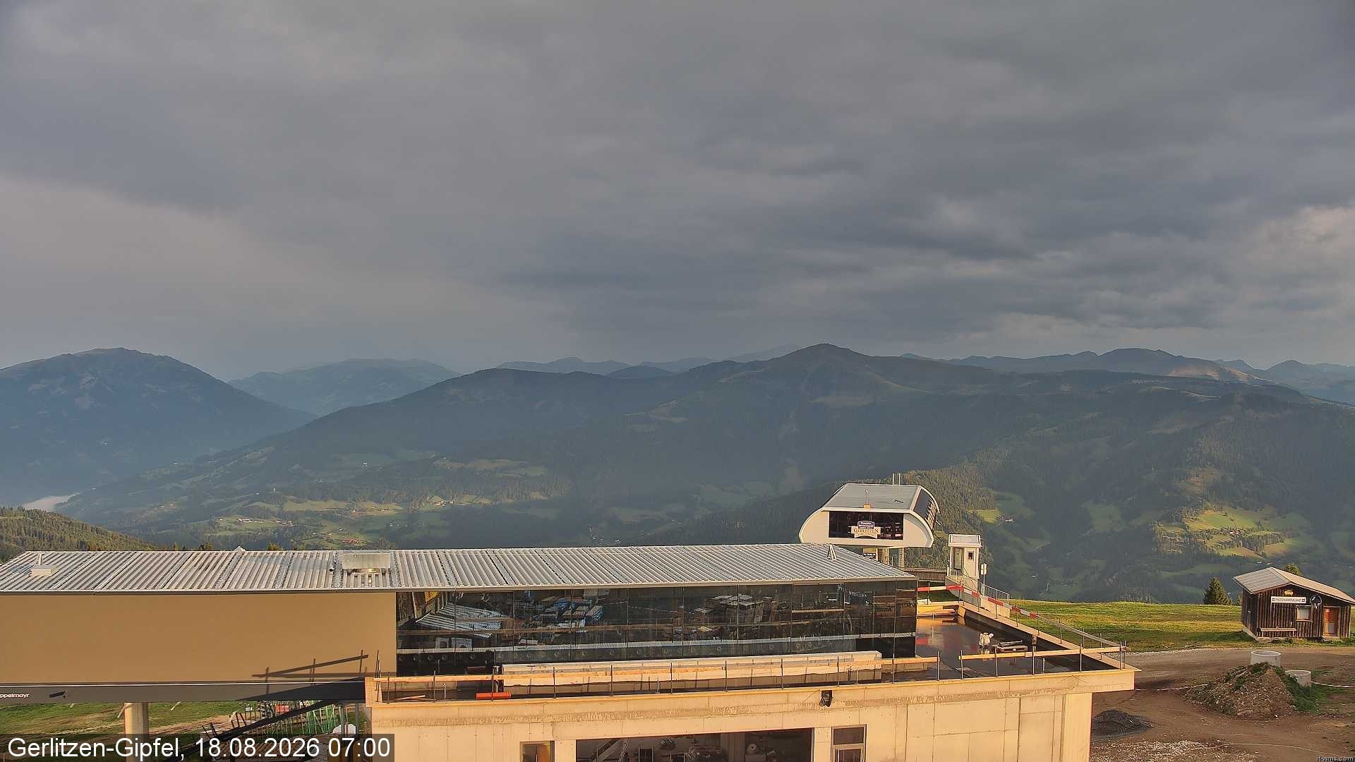 Archiv Foto Webcam Bergstation Sessellift Bergerbahn