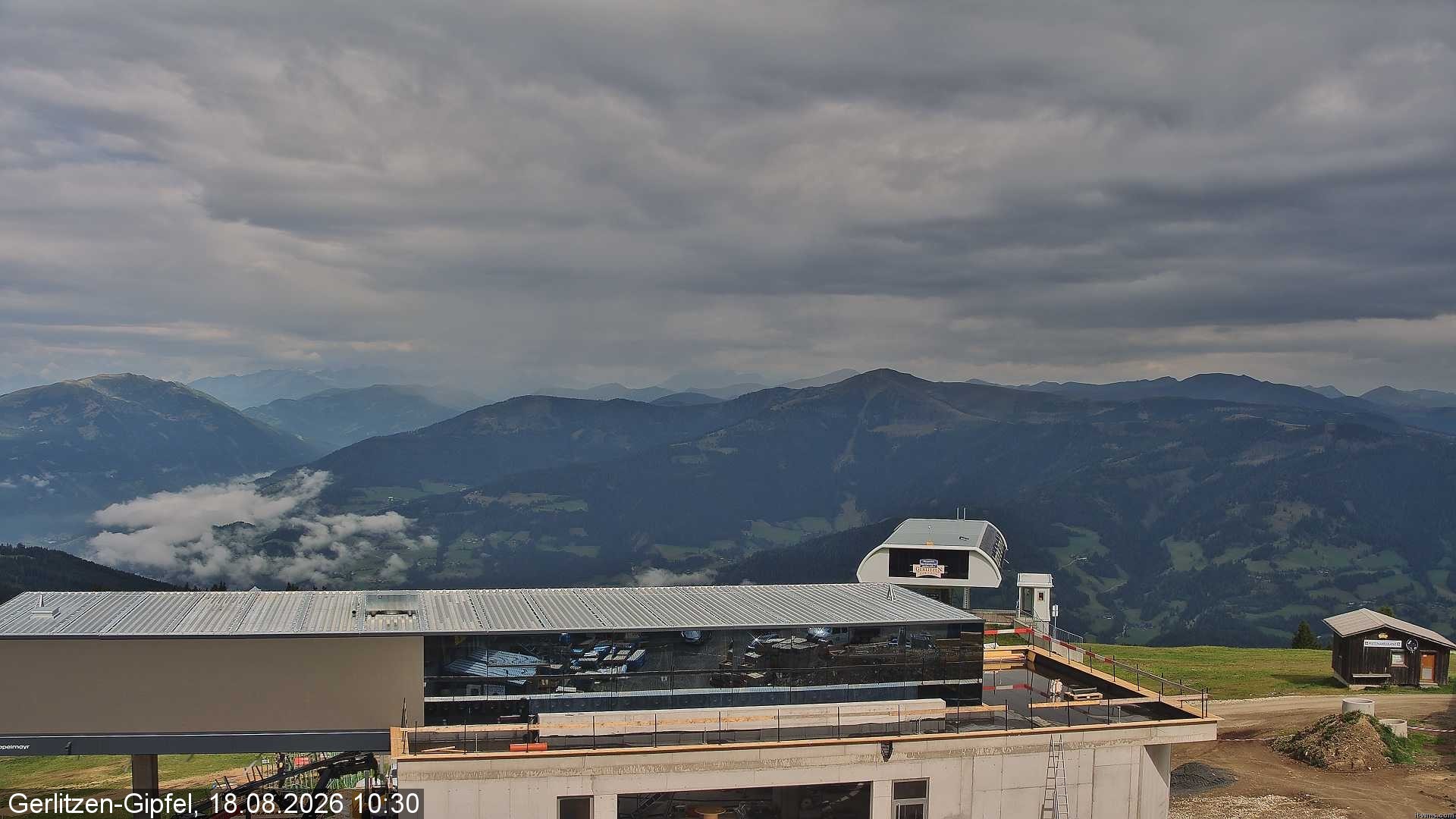 Archiv Foto Webcam Bergstation Sessellift Bergerbahn