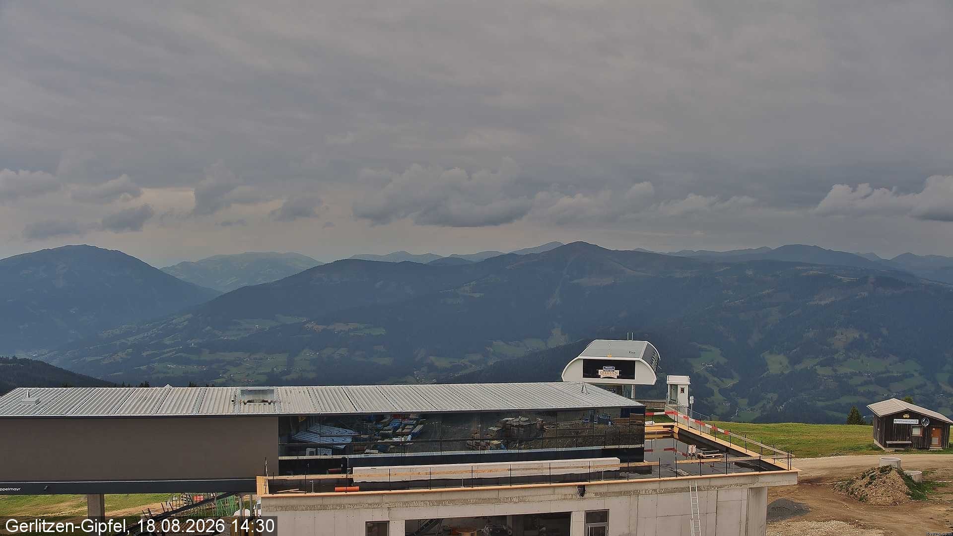Archiv Foto Webcam Bergstation Sessellift Bergerbahn
