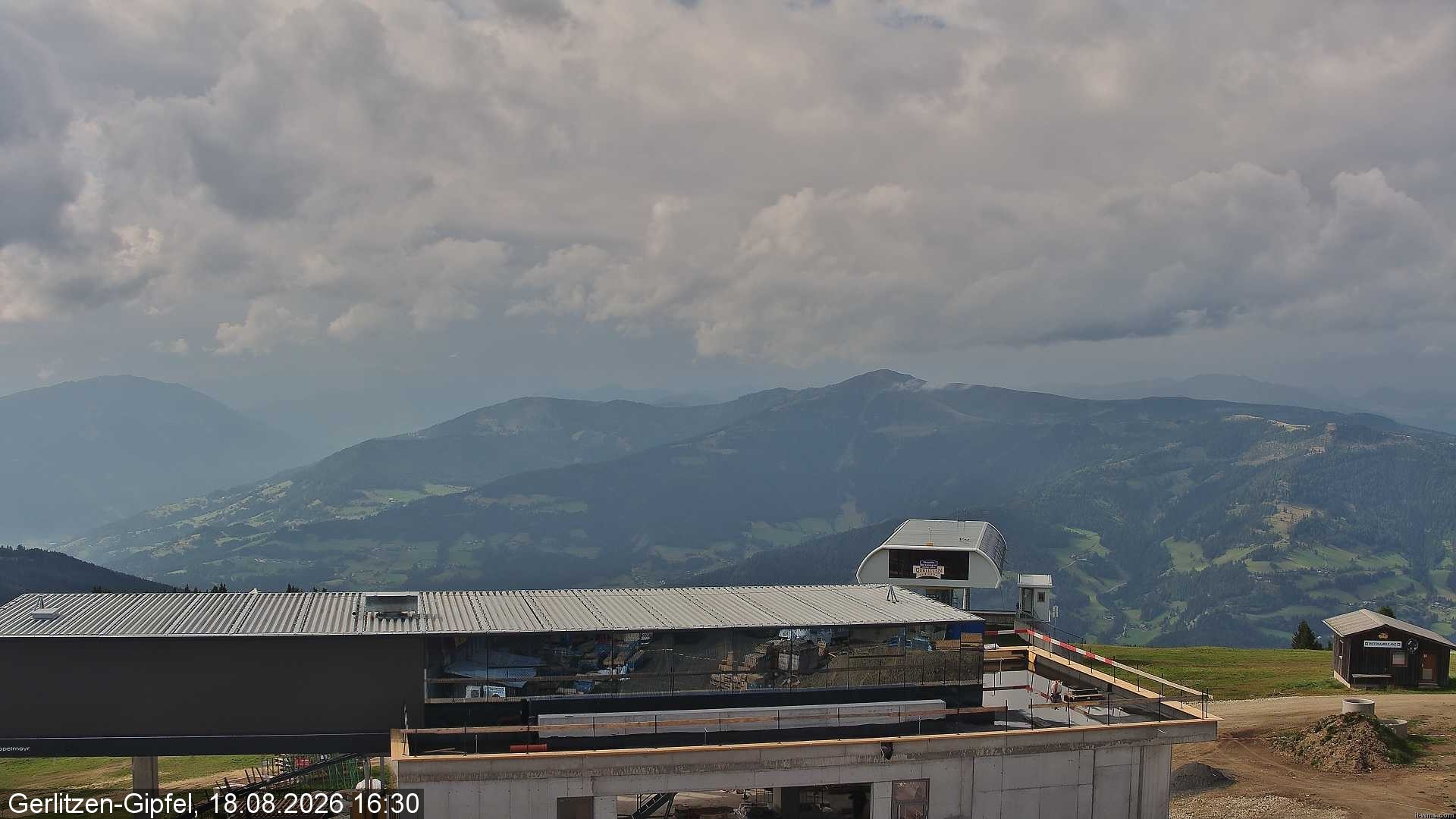 Archiv Foto Webcam Bergstation Sessellift Bergerbahn