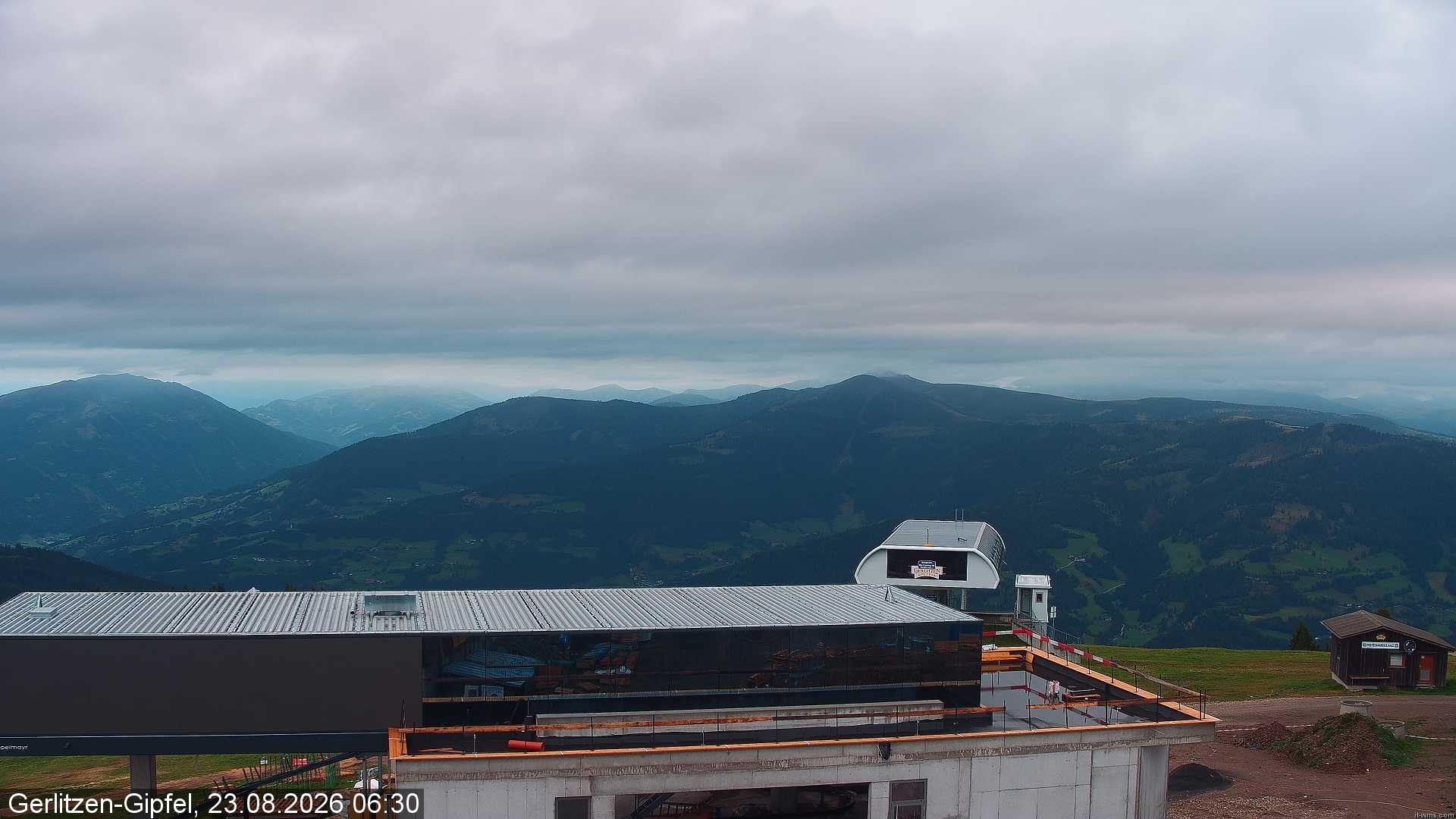 Archiv Foto Webcam Bergstation Sessellift Bergerbahn