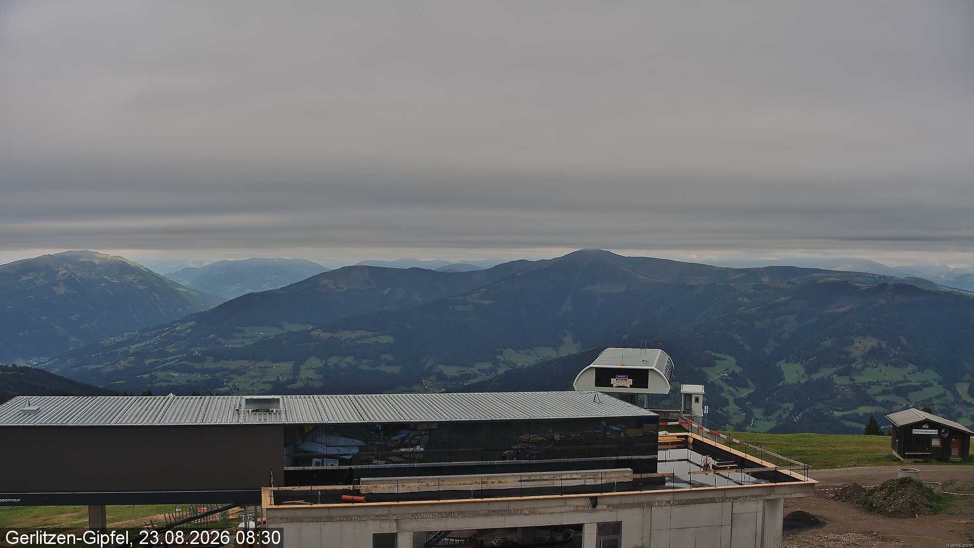 Archiv Foto Webcam Bergstation Sessellift Bergerbahn