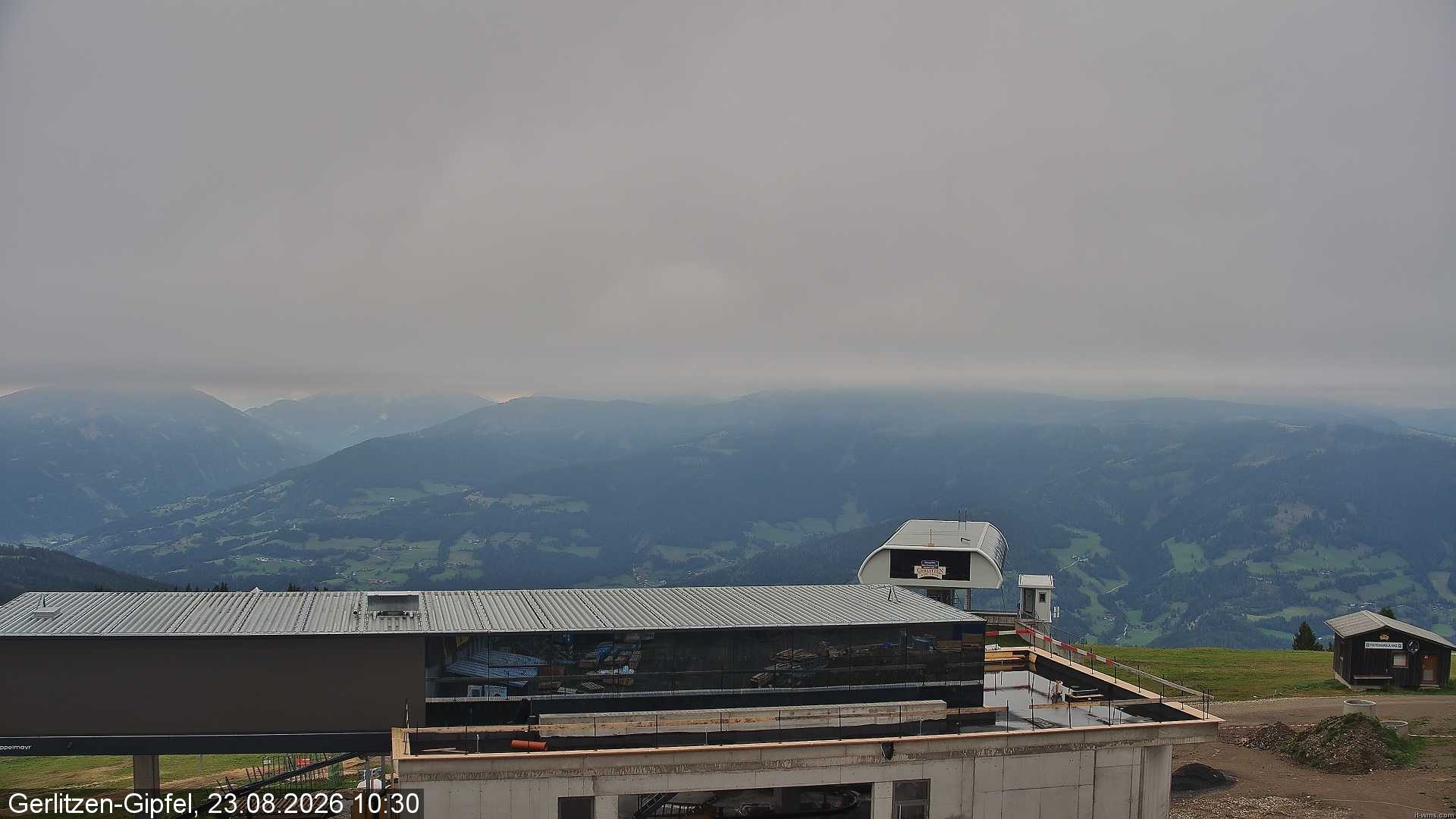 Archiv Foto Webcam Bergstation Sessellift Bergerbahn
