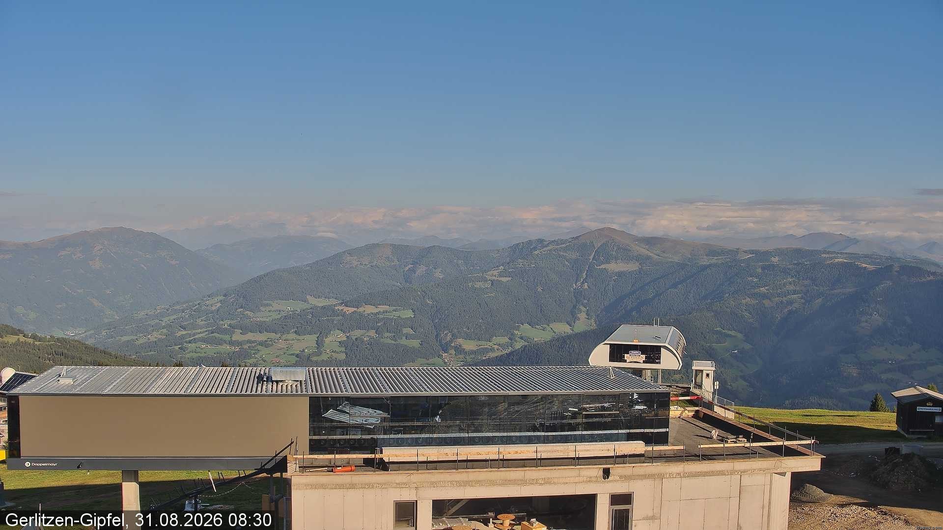 Archived image Webcam Top station Bergerbahn