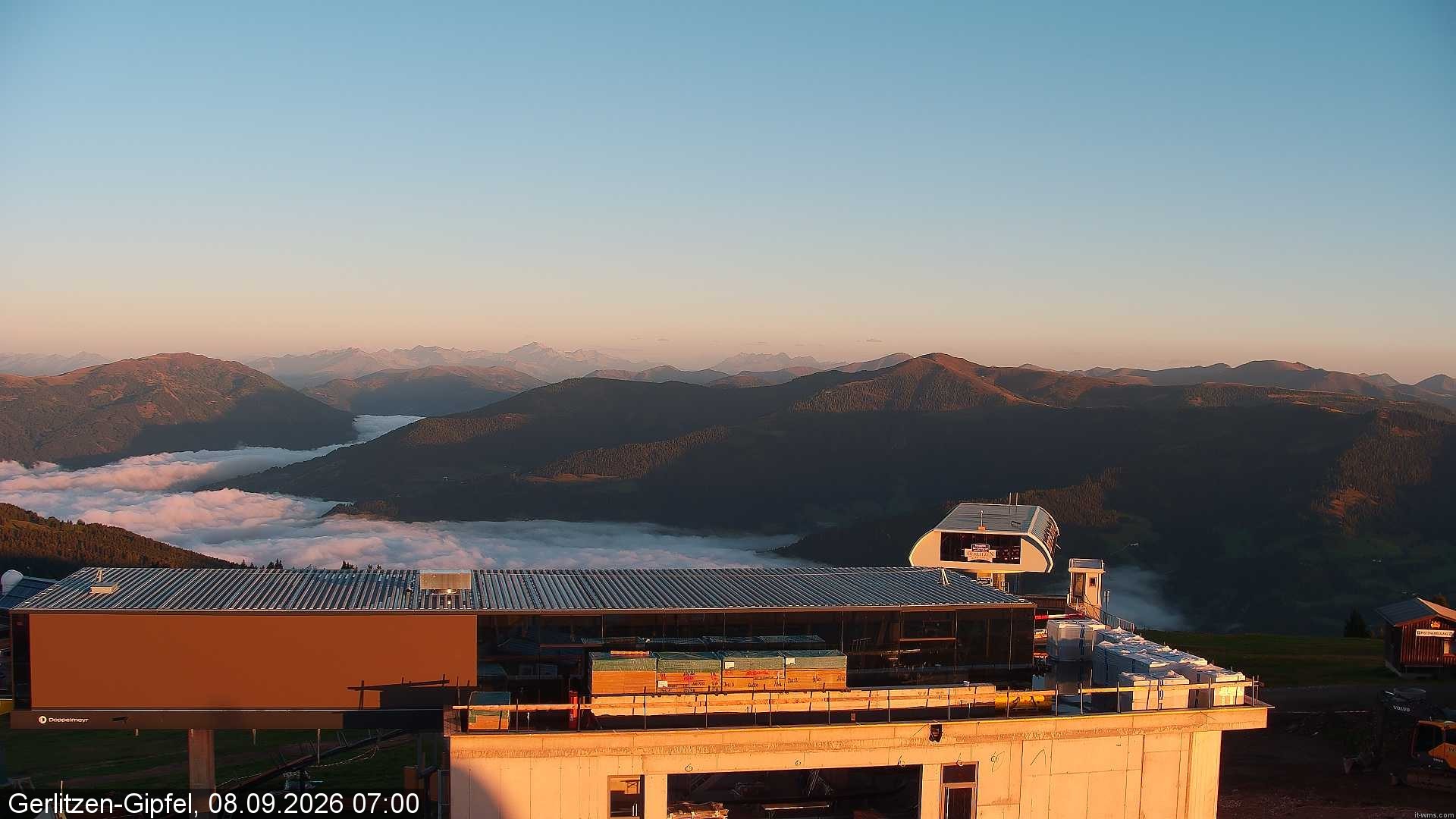 Archiv Foto Webcam Bergstation Sessellift Bergerbahn