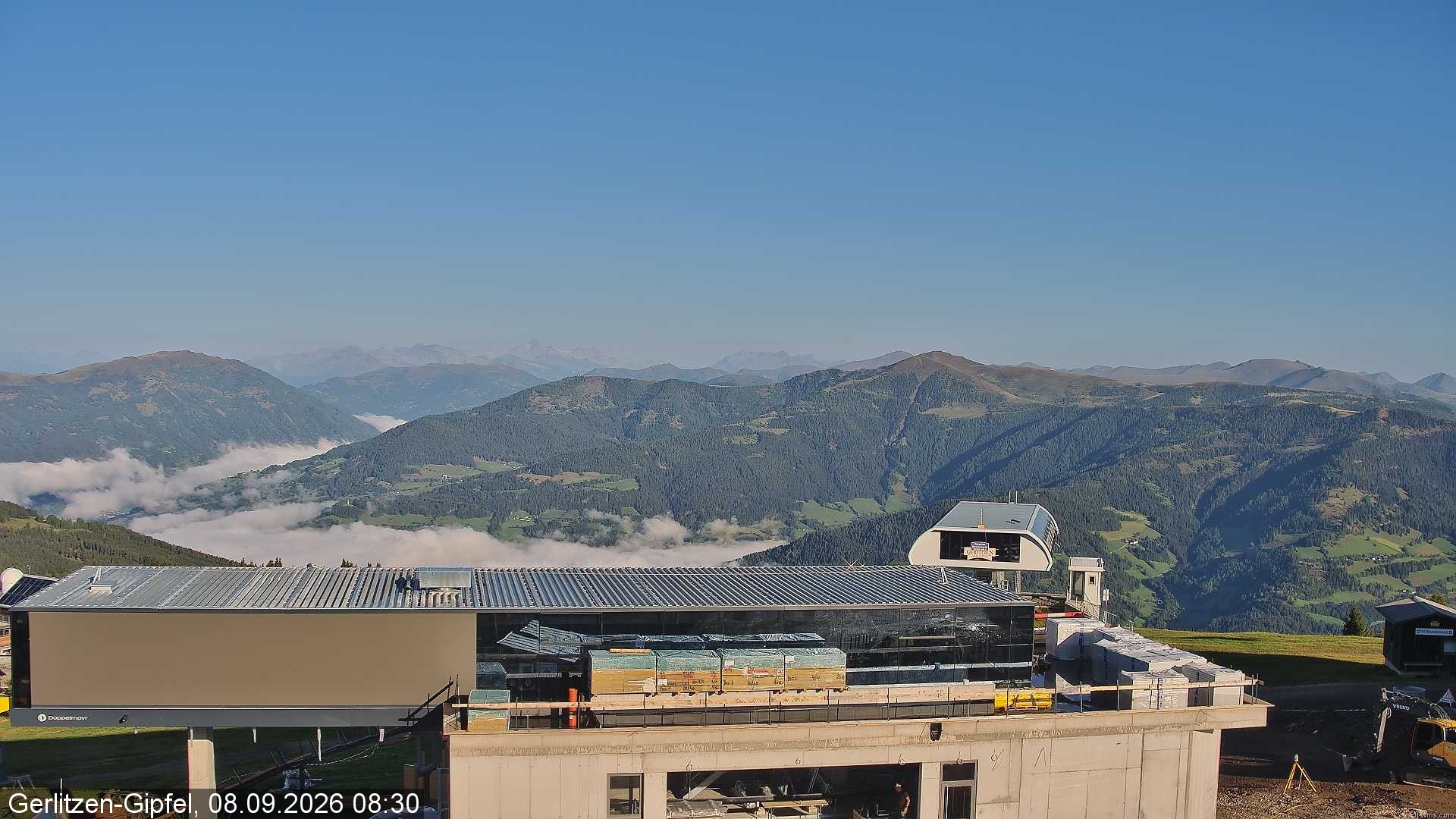 Archiv Foto Webcam Bergstation Sessellift Bergerbahn