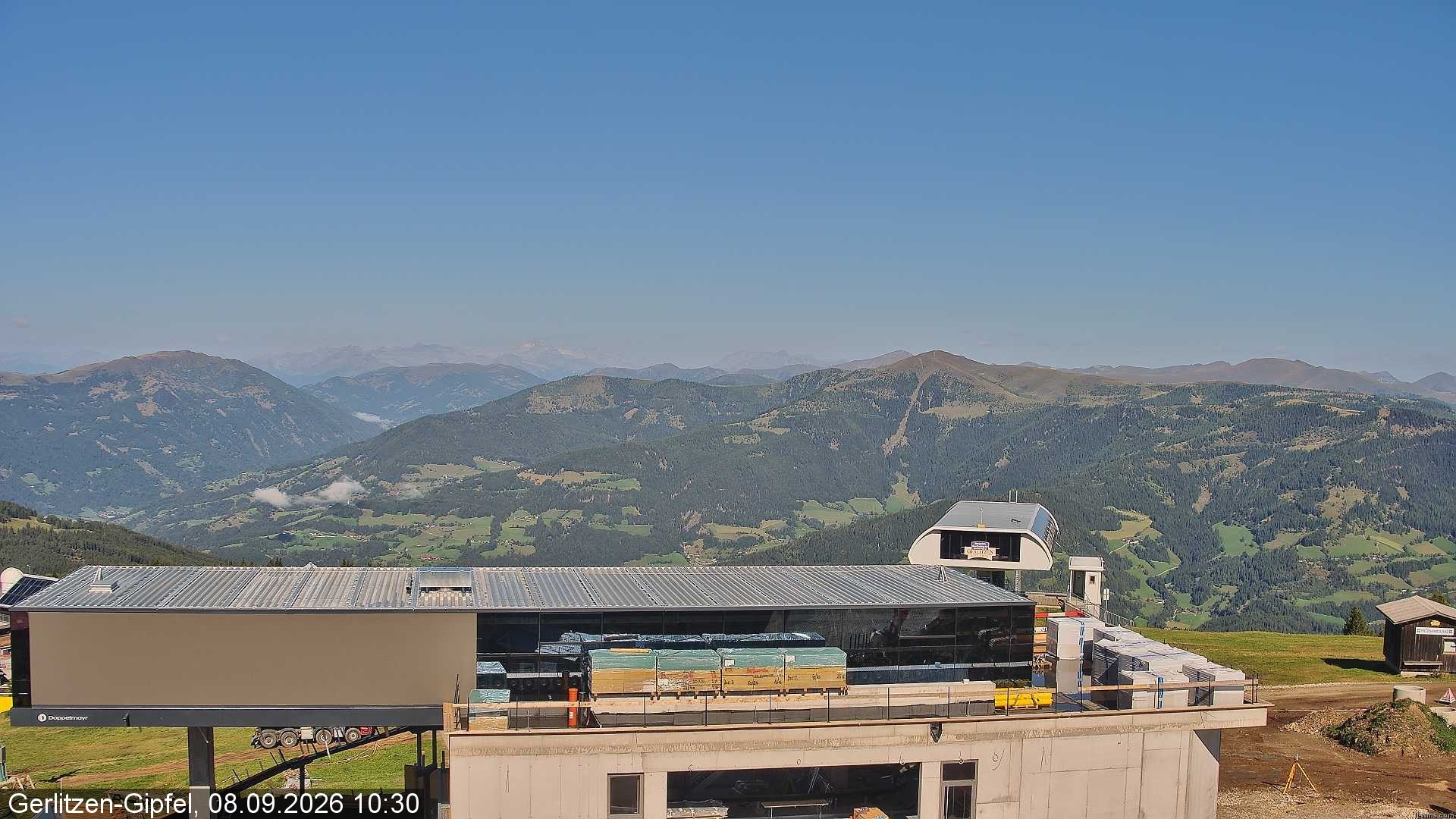 Archiv Foto Webcam Bergstation Sessellift Bergerbahn