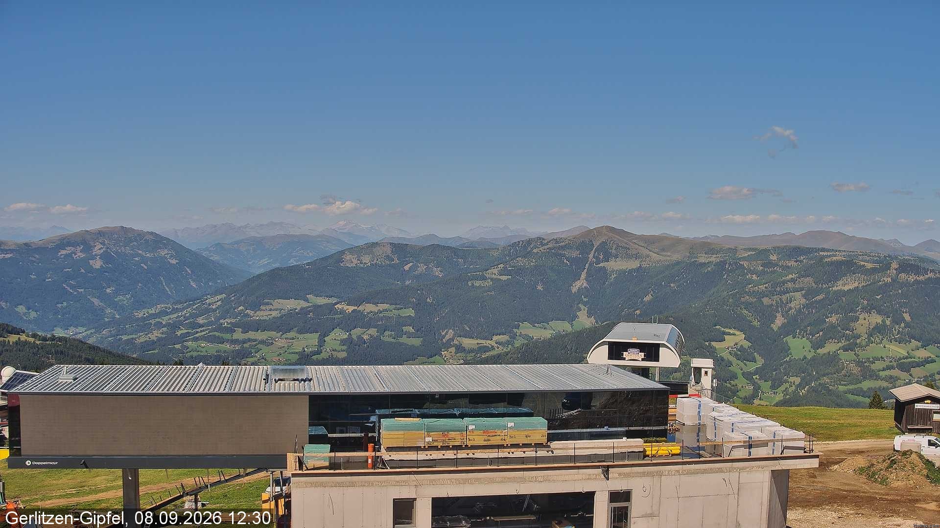 Archiv Foto Webcam Bergstation Sessellift Bergerbahn