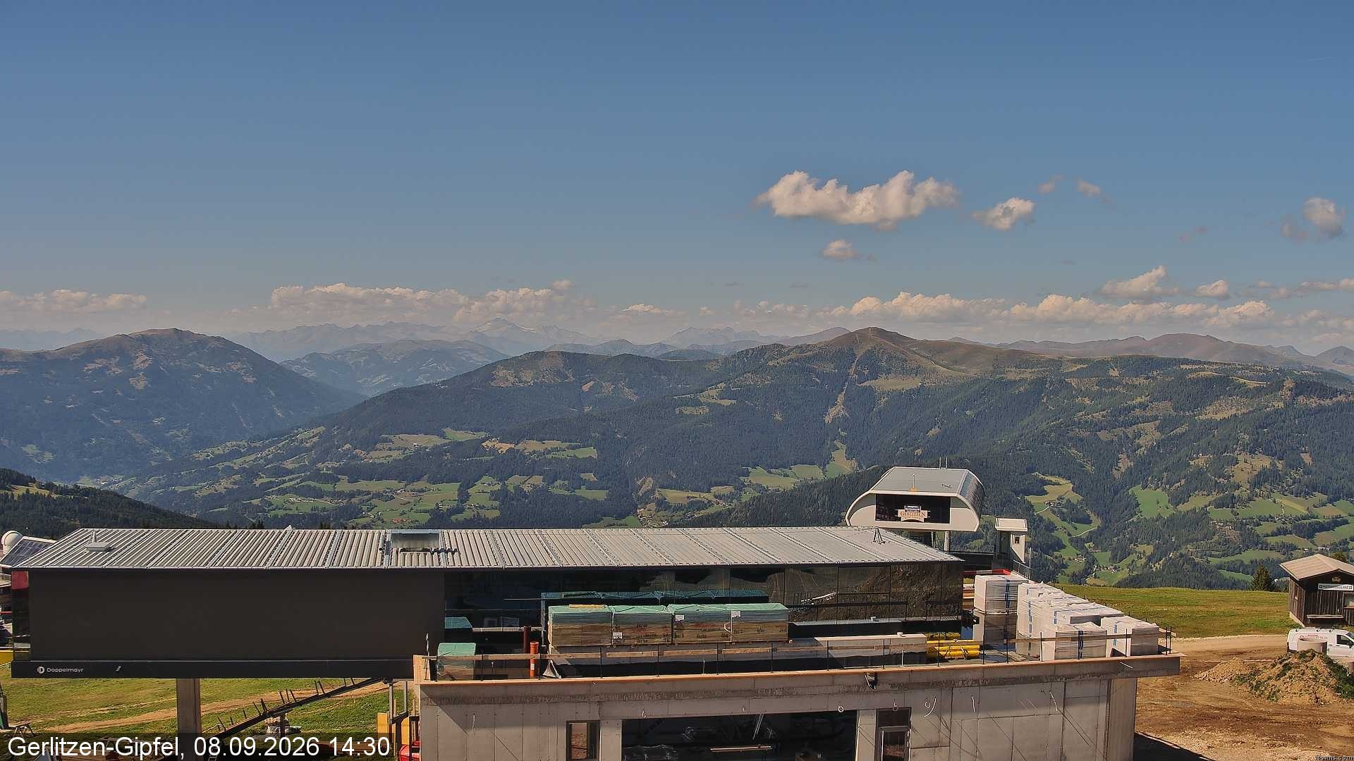 Archiv Foto Webcam Bergstation Sessellift Bergerbahn