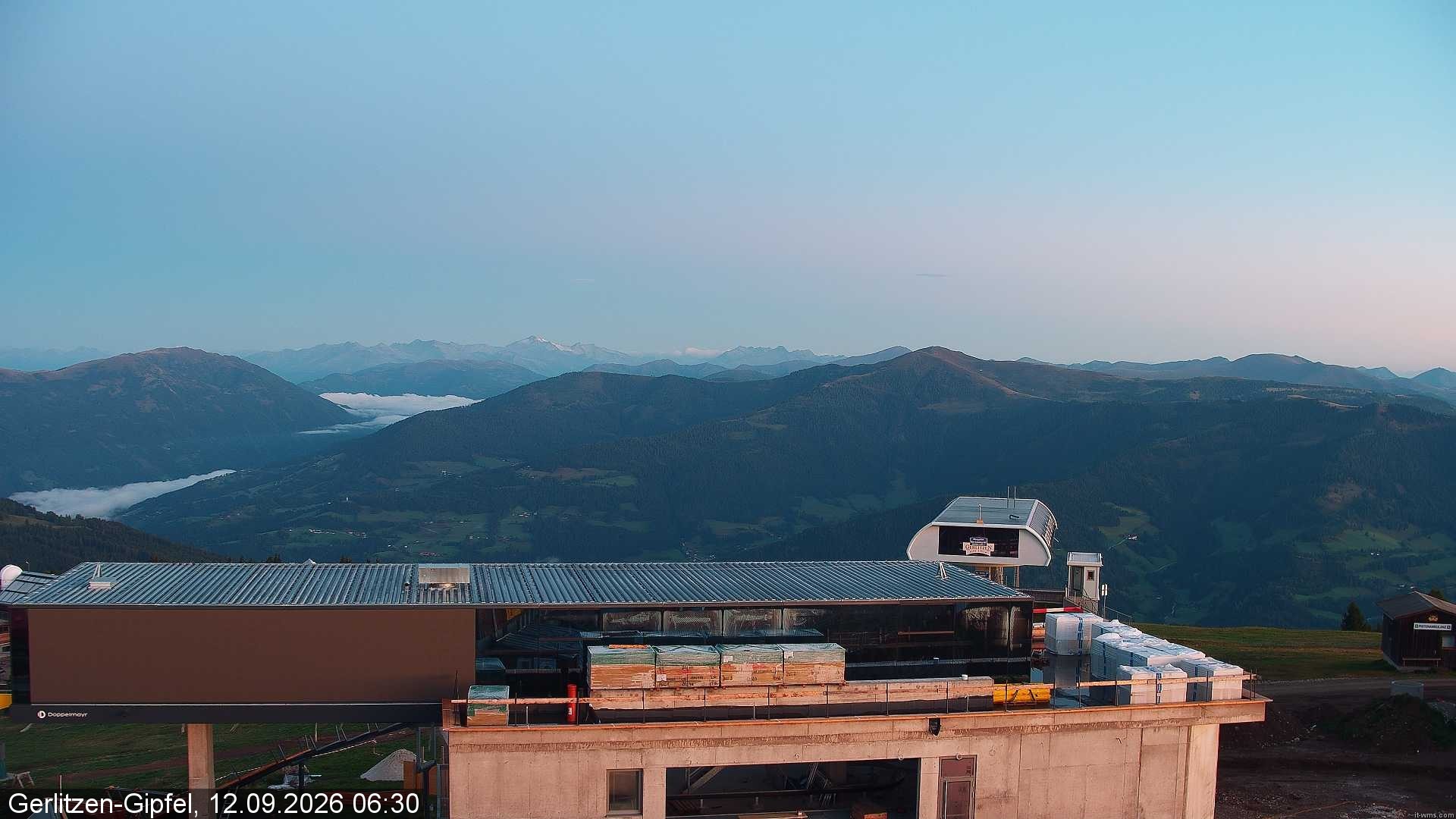 Archiv Foto Webcam Bergstation Sessellift Bergerbahn