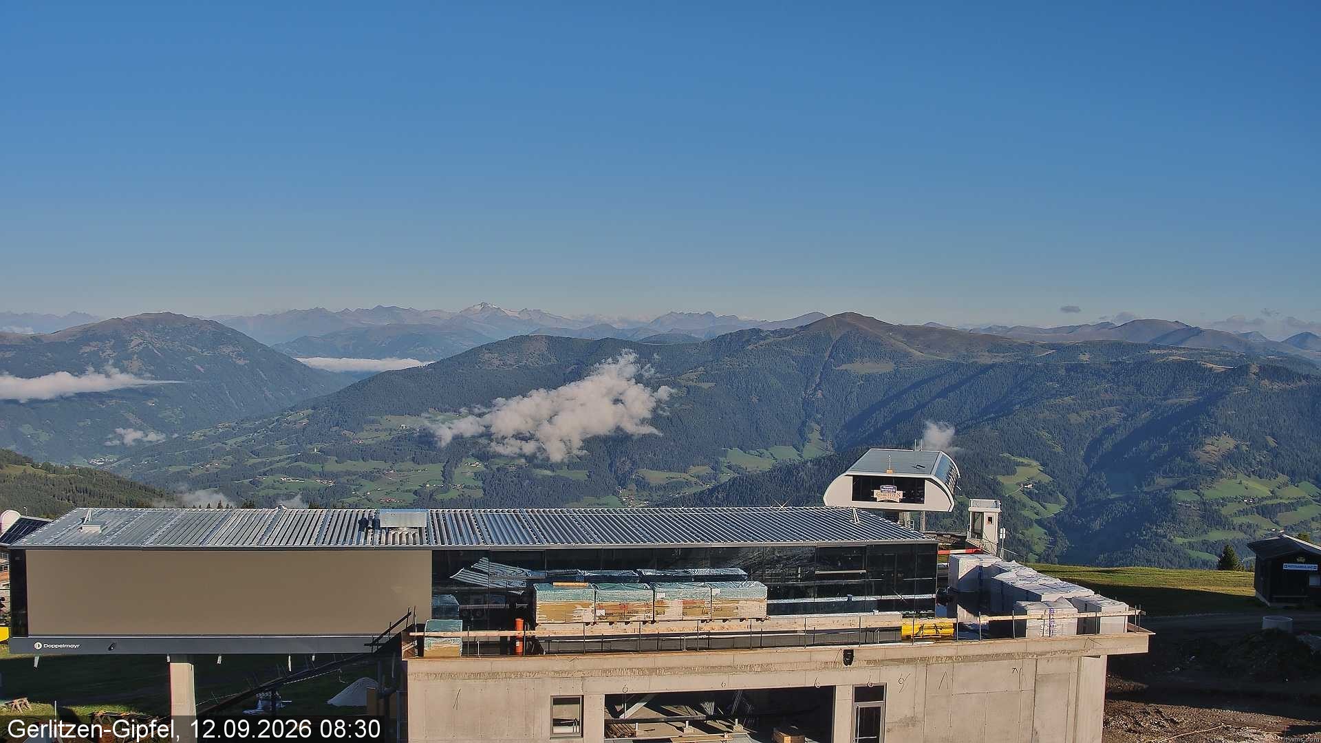 Archiv Foto Webcam Bergstation Sessellift Bergerbahn