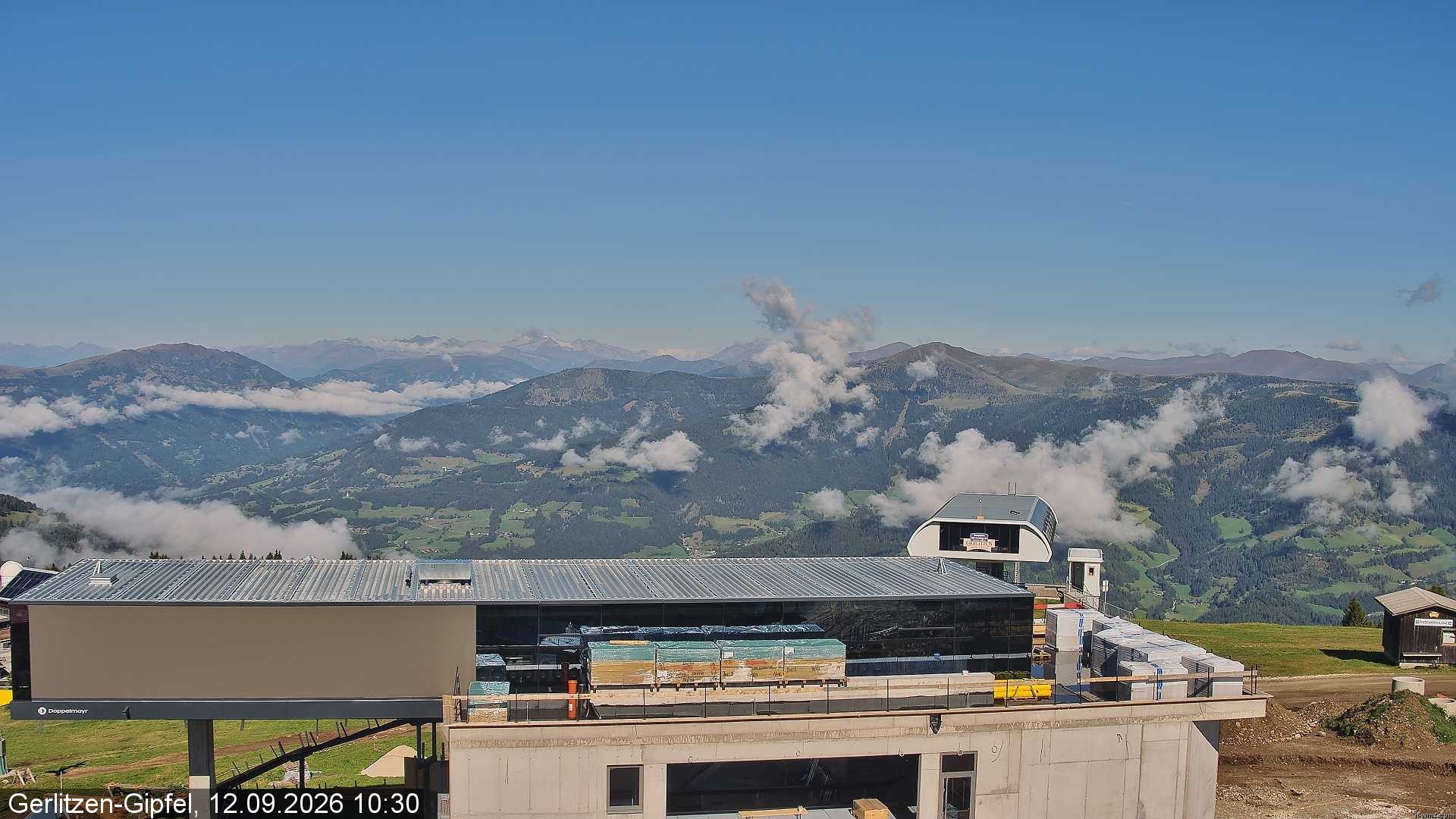 Archiv Foto Webcam Bergstation Sessellift Bergerbahn
