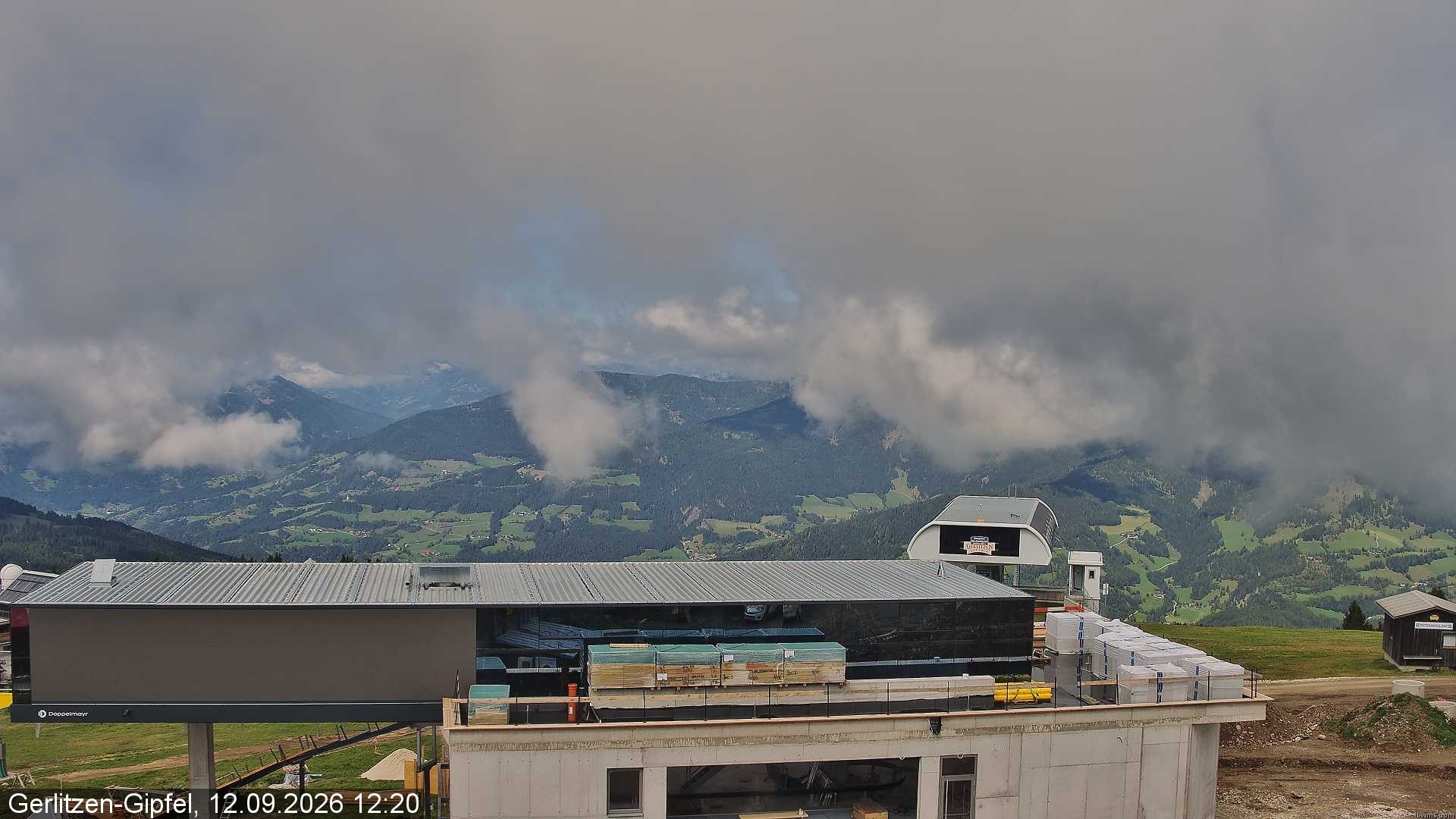 Archiv Foto Webcam Bergstation Sessellift Bergerbahn